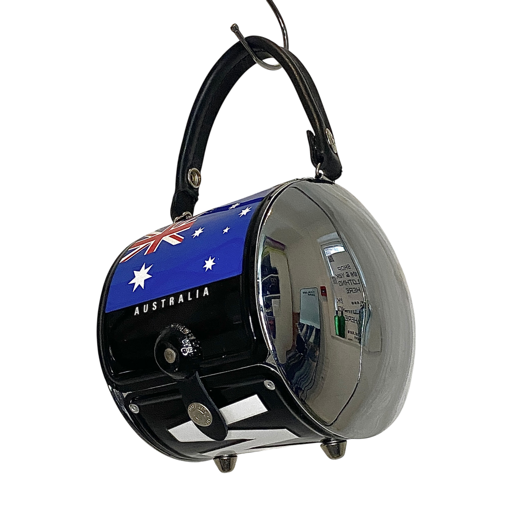 Vintage License Plate Upcycled Bag