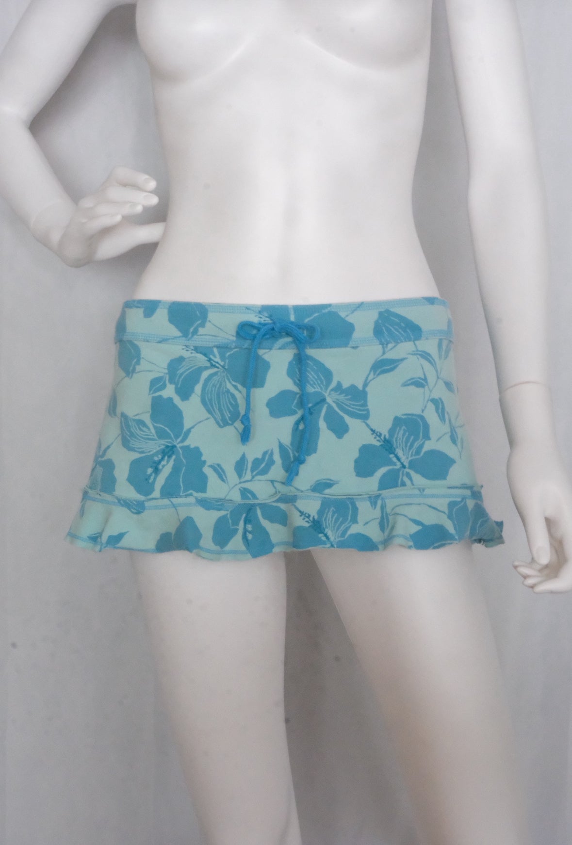 Aqua Tropical Micro Mini Skirt (S)