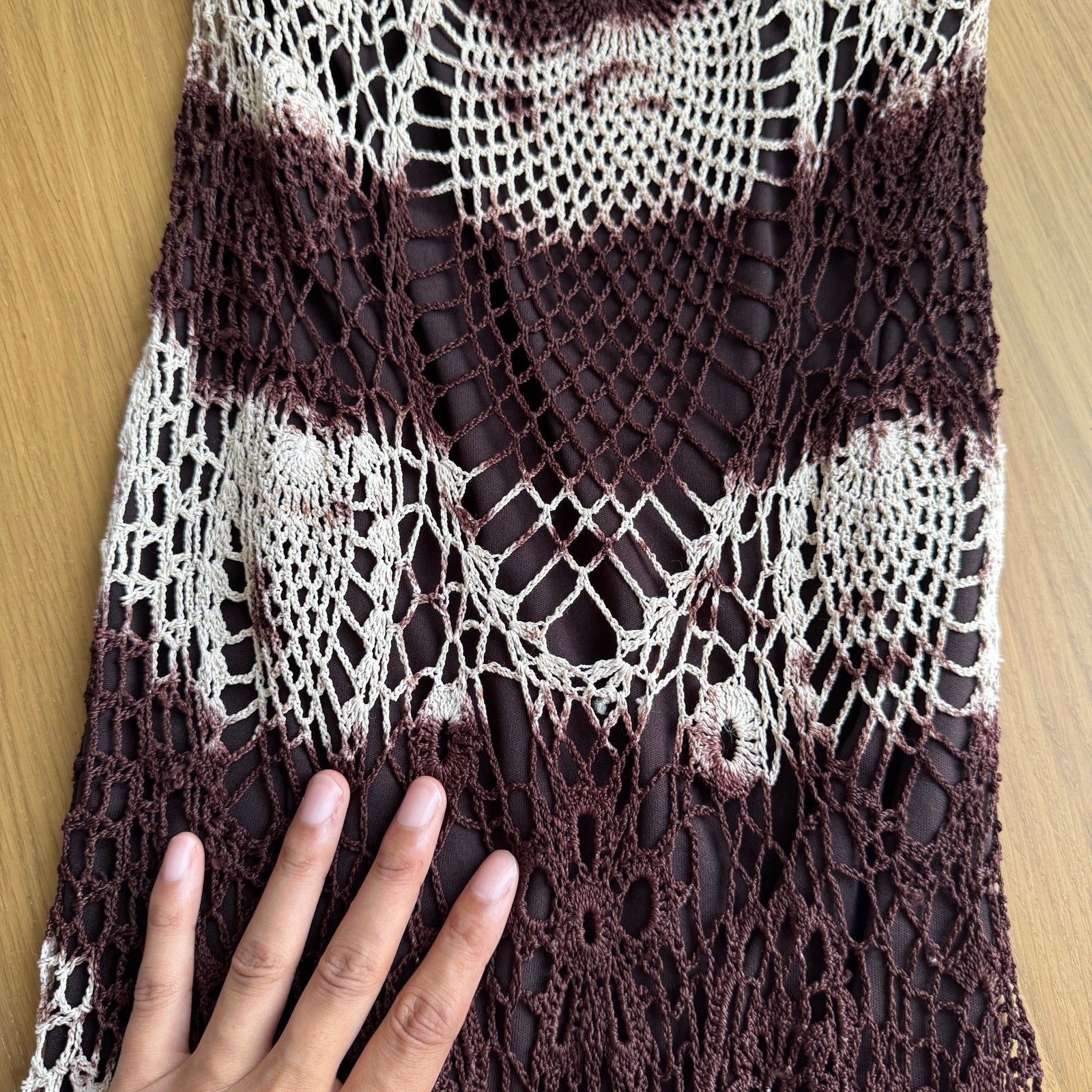 Nicowa Crochet Knit Dress (S)