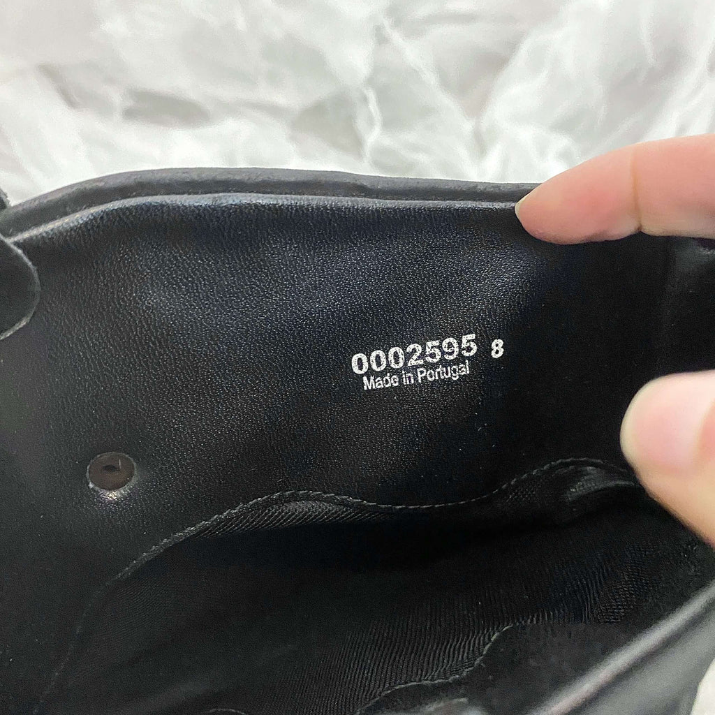 Vintage Grunge Leather Slouch Cowboy Boots (UK 8 EU 41 US 10)