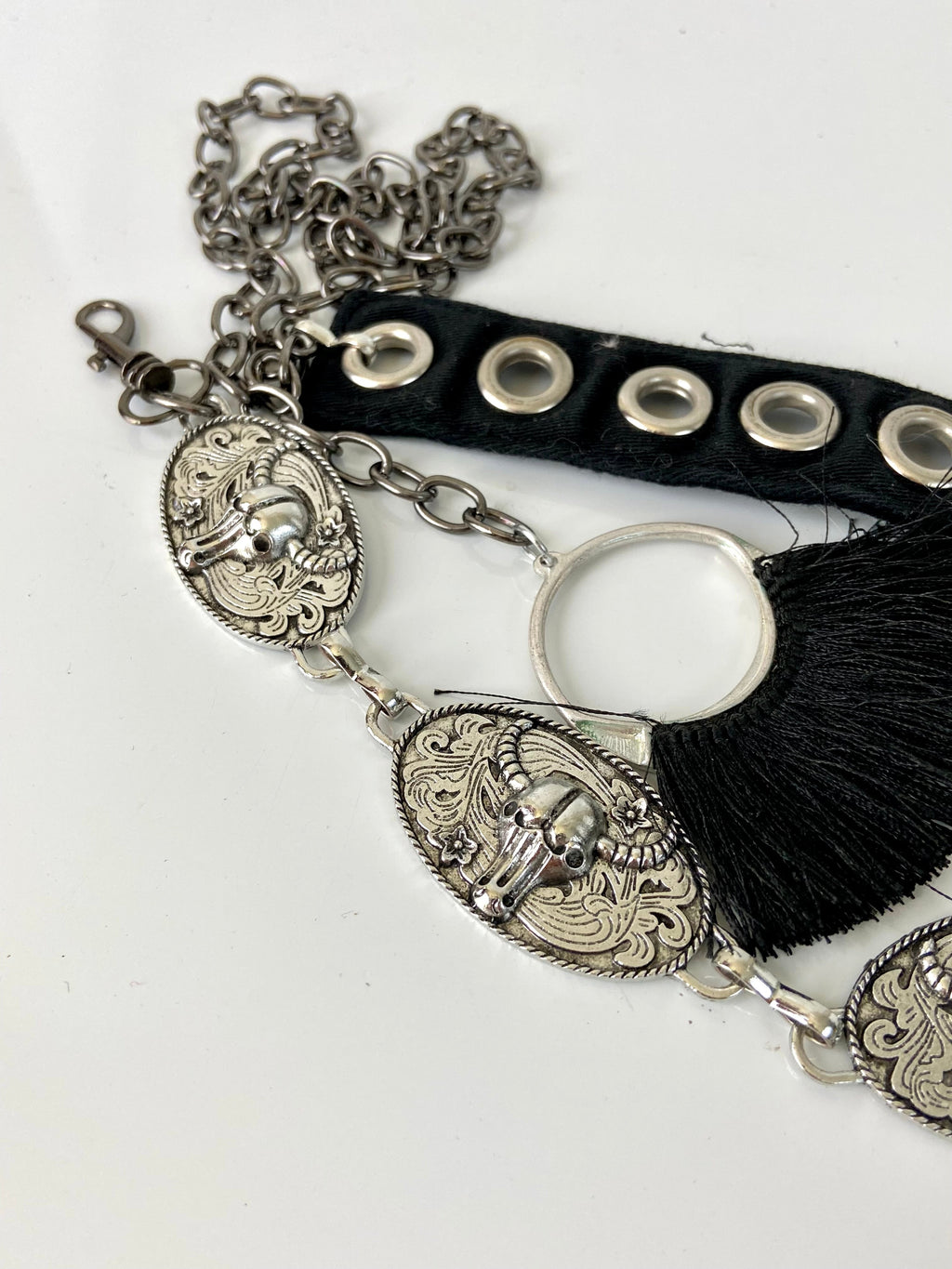 Mixed Media Chain Belt
