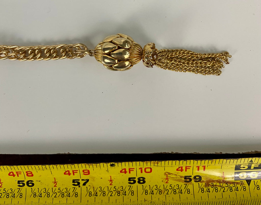 Golden vintage belt