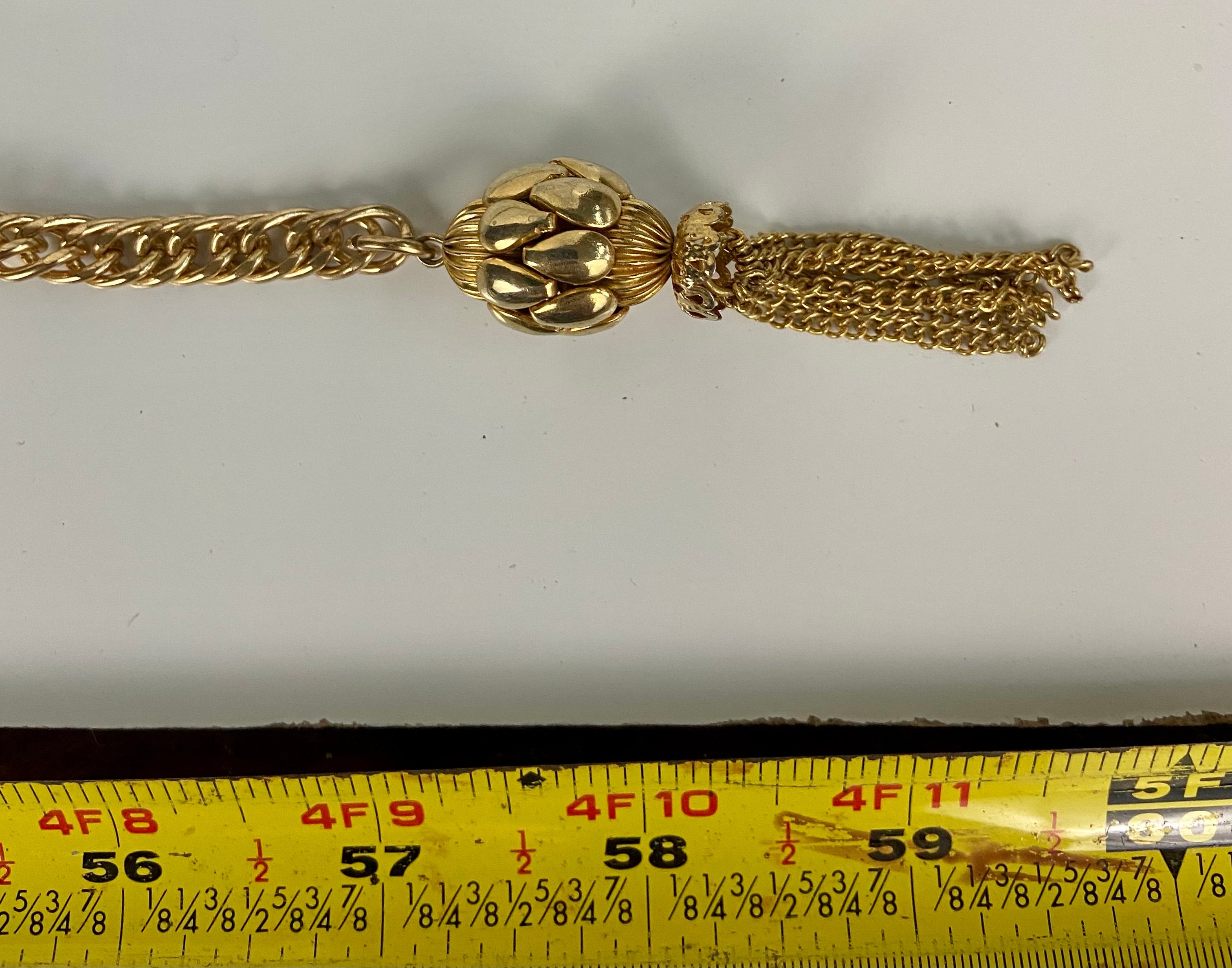 Golden vintage belt