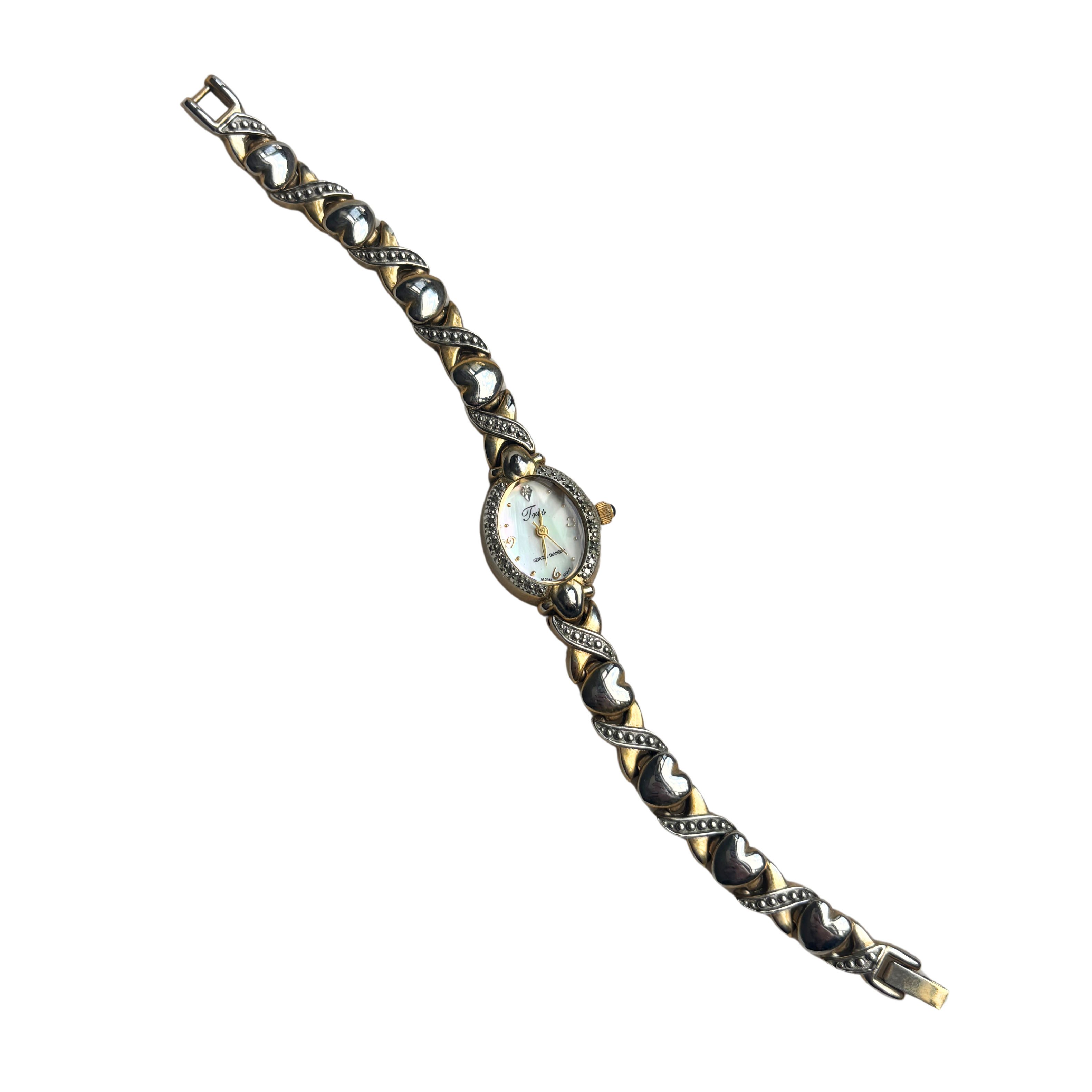 2000s Two-Tone XO Pearl Watch