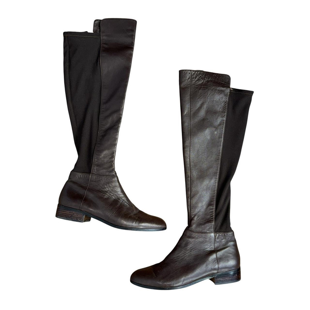 Michael Kors Brown Leather Knee-High Boots (10)