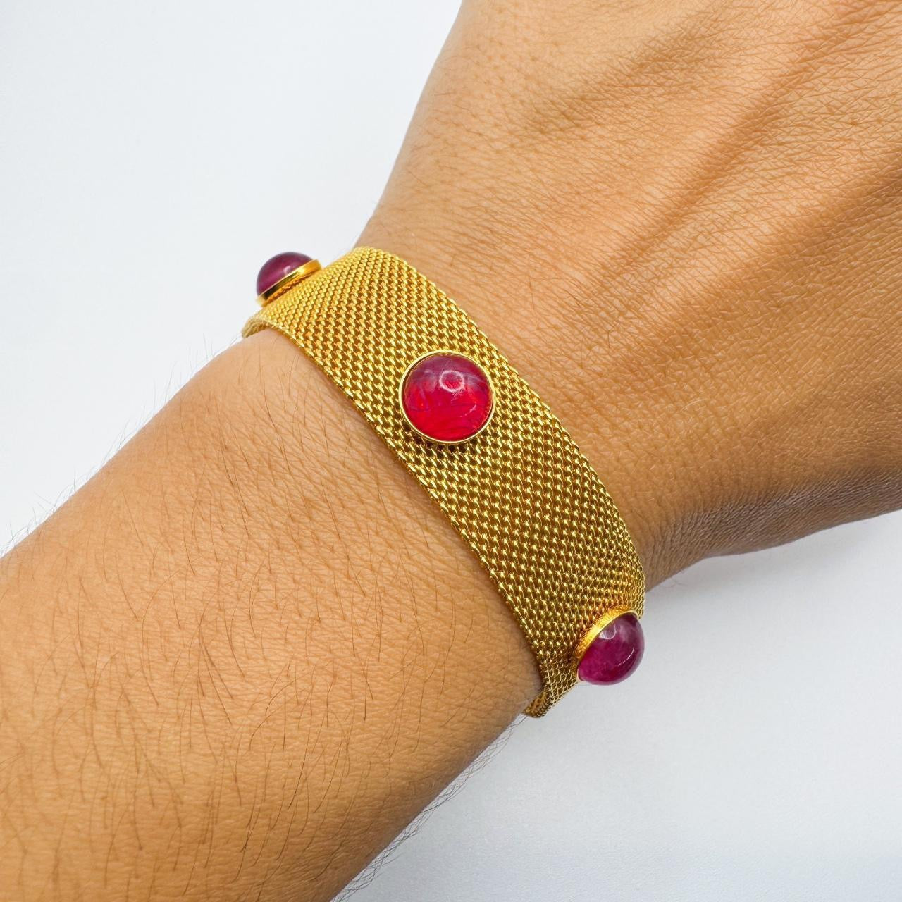 1960s Metal Mesh Bracelet