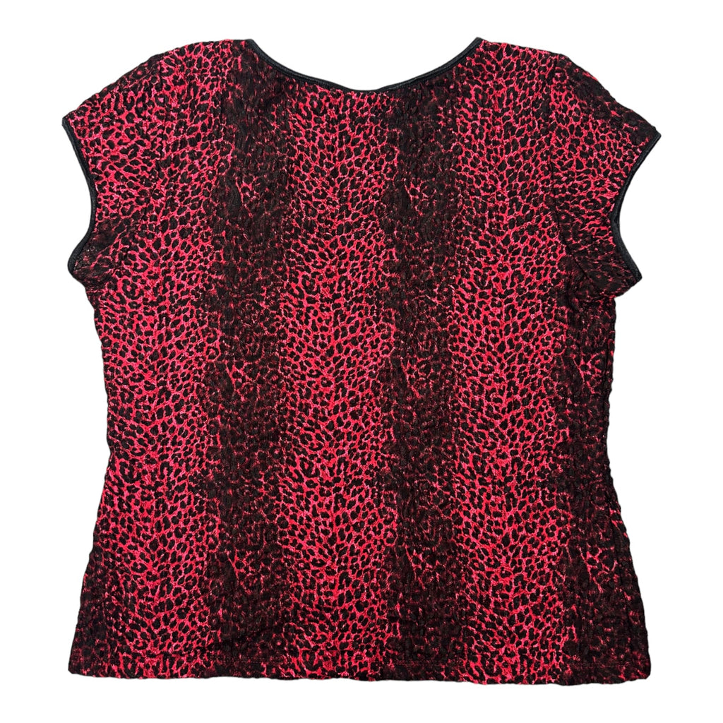 Vintage Leopard Print Top (XL)