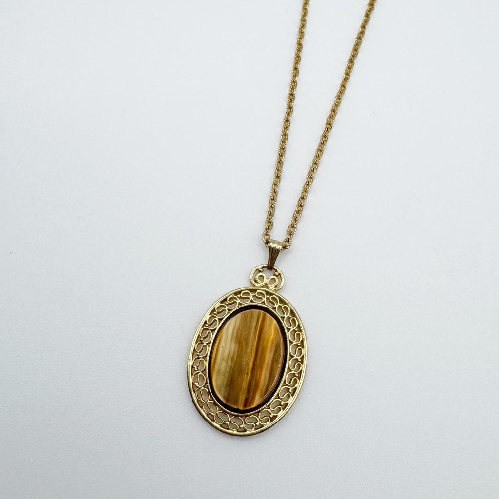 1970s Tiger's Eye Necklace
