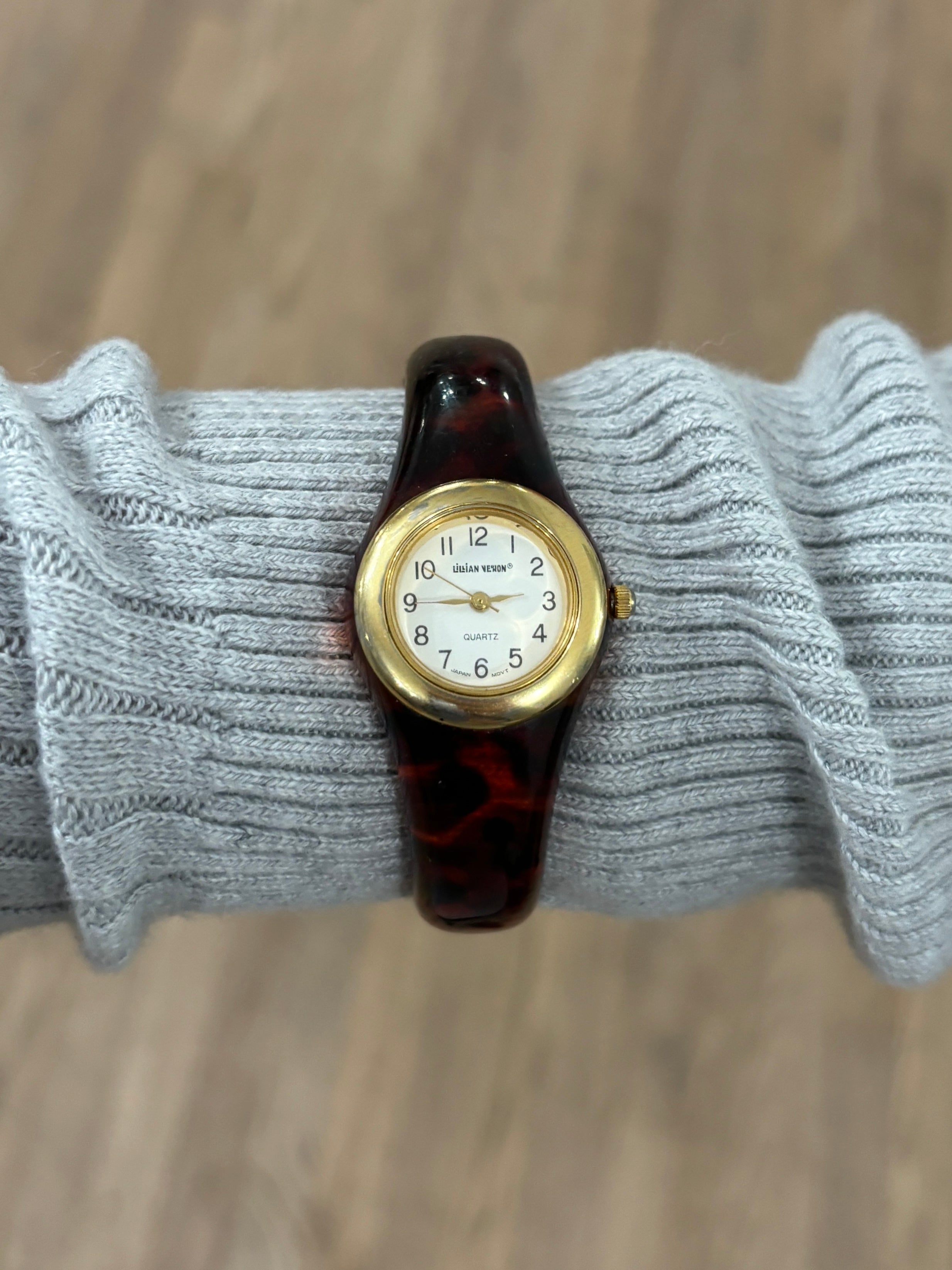 vintage tortoise shell watch