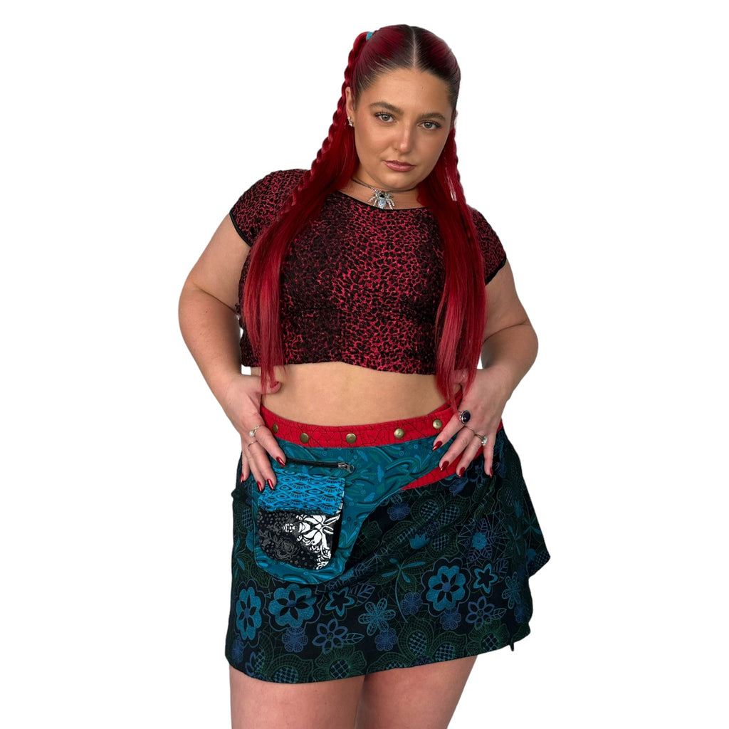 Vintage Leopard Print Top (XL)