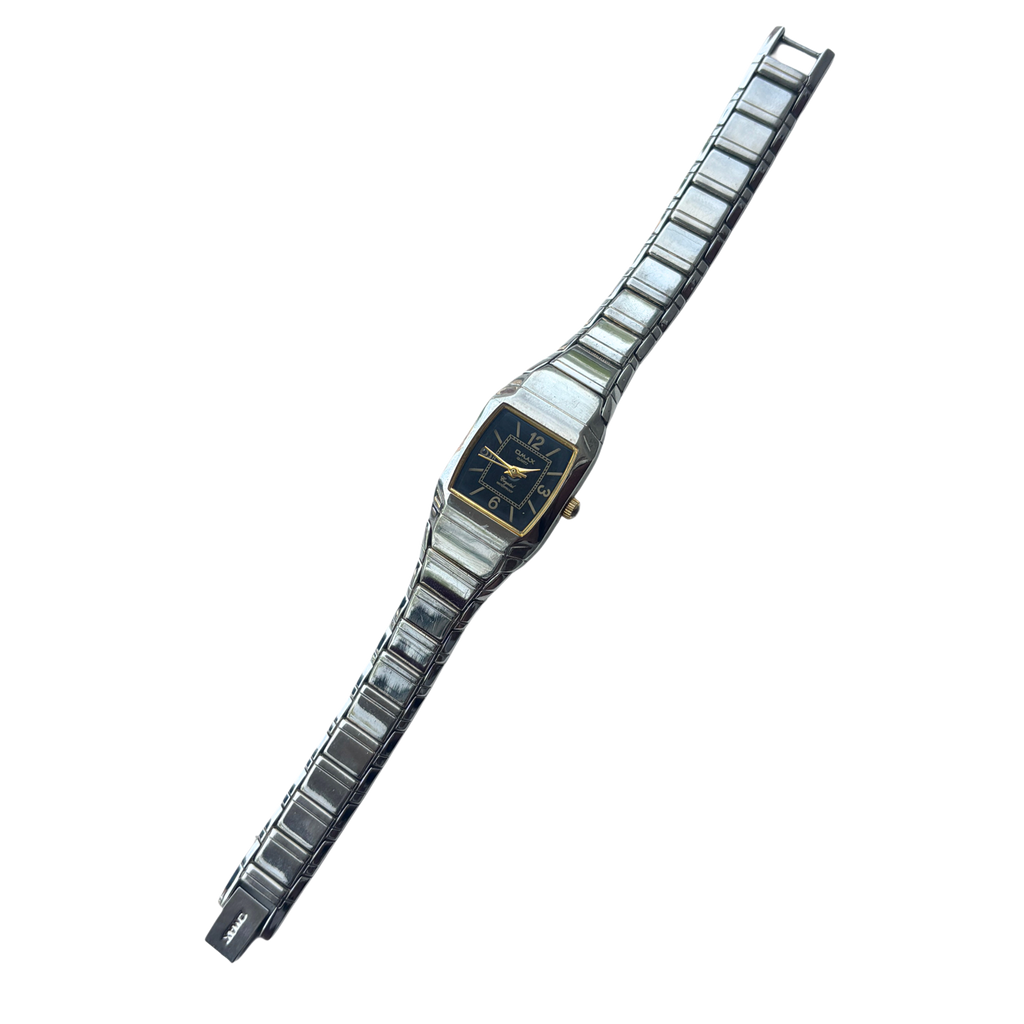 Silver Square Cocktail Watch