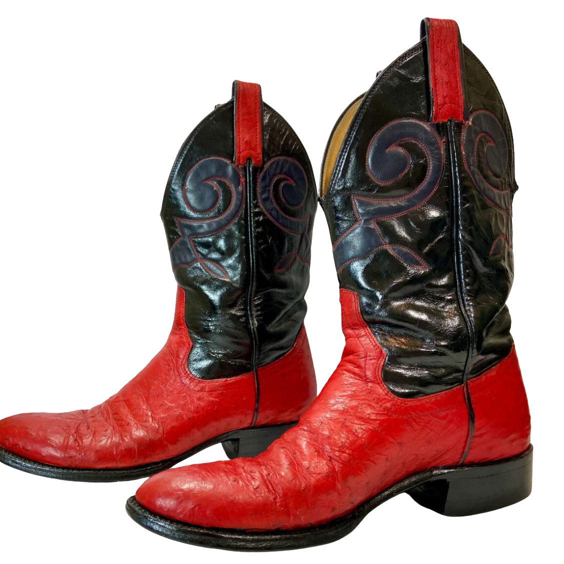 Red & Black Cowgirl Boots (9)