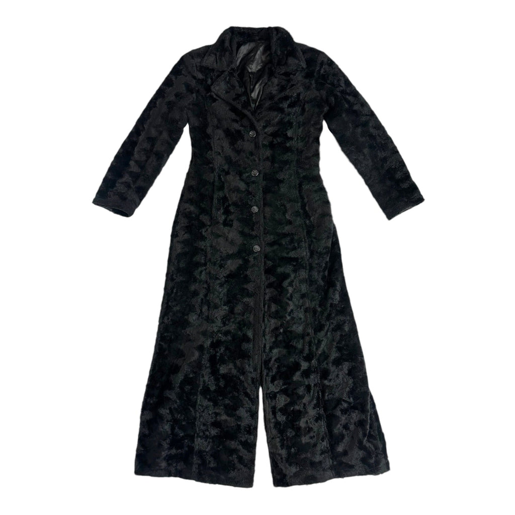 Faux Fur Maxi Coat (M)