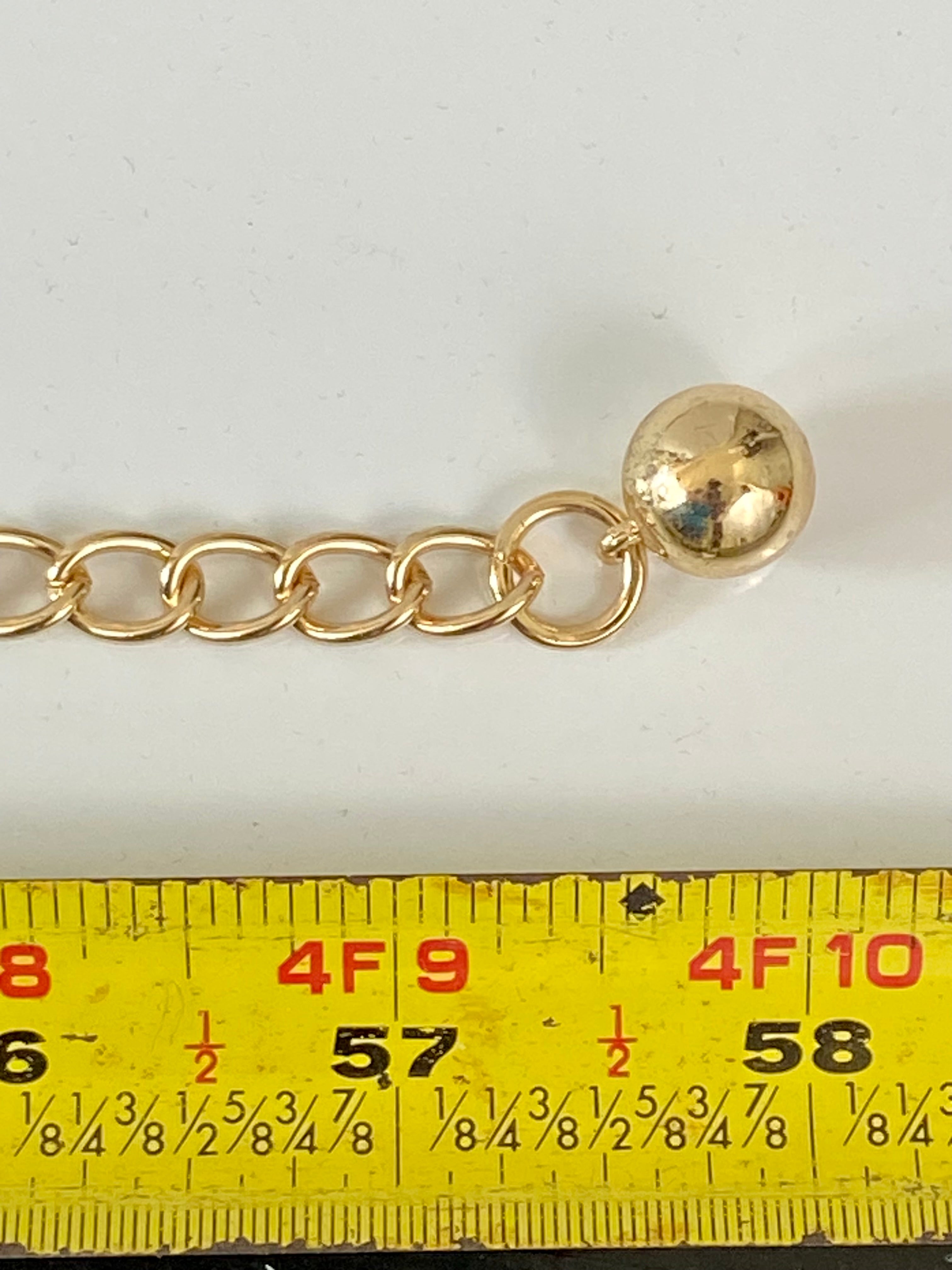 Rhinestone Gold Belt