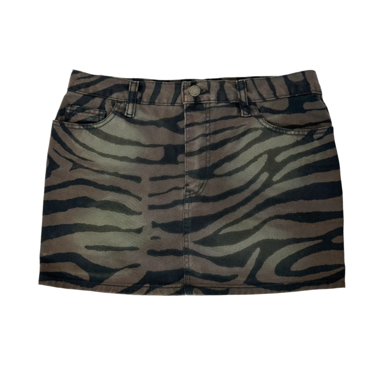 Chloé Zebra Denim Miniskirt (S)