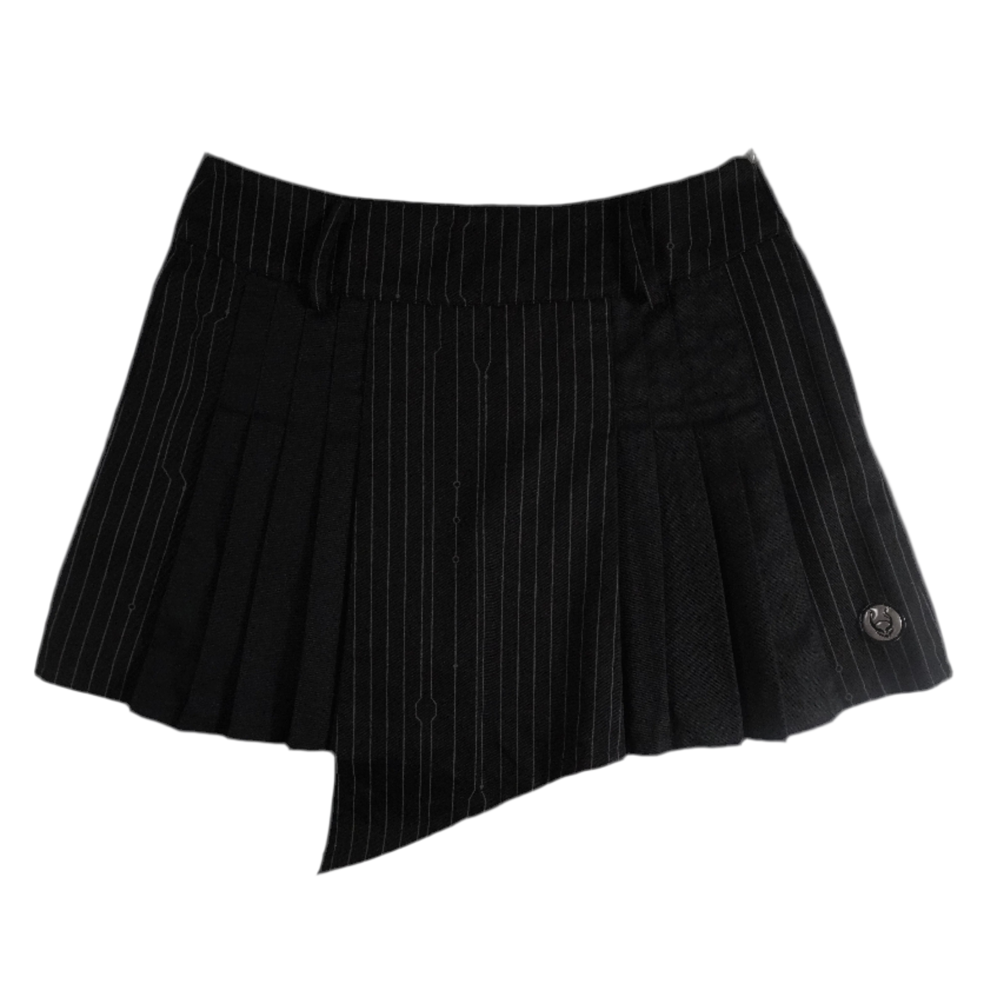 Cyberdog Asymmetric Mini Skirt (S)