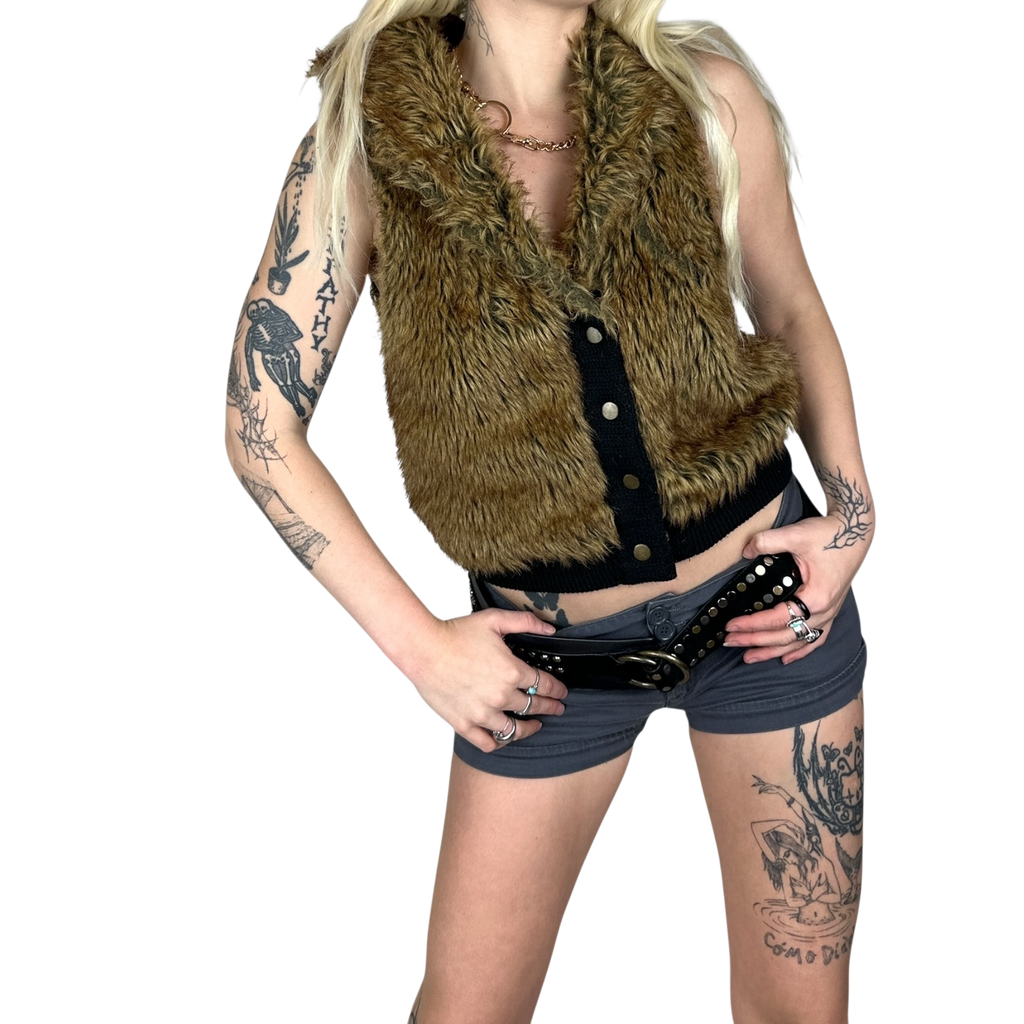 Faux Fur Vest (S)