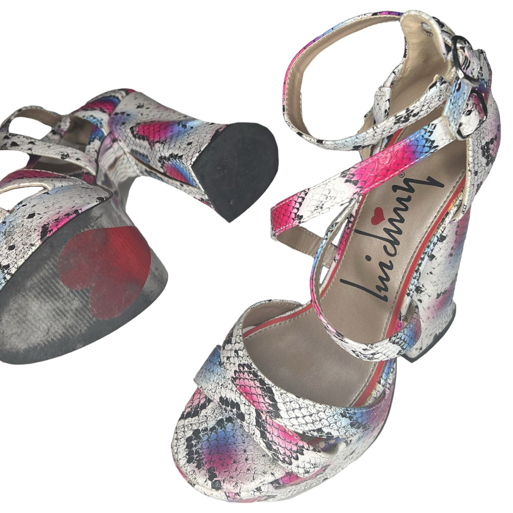 Luichiny Snakeskin Heels (7.5)