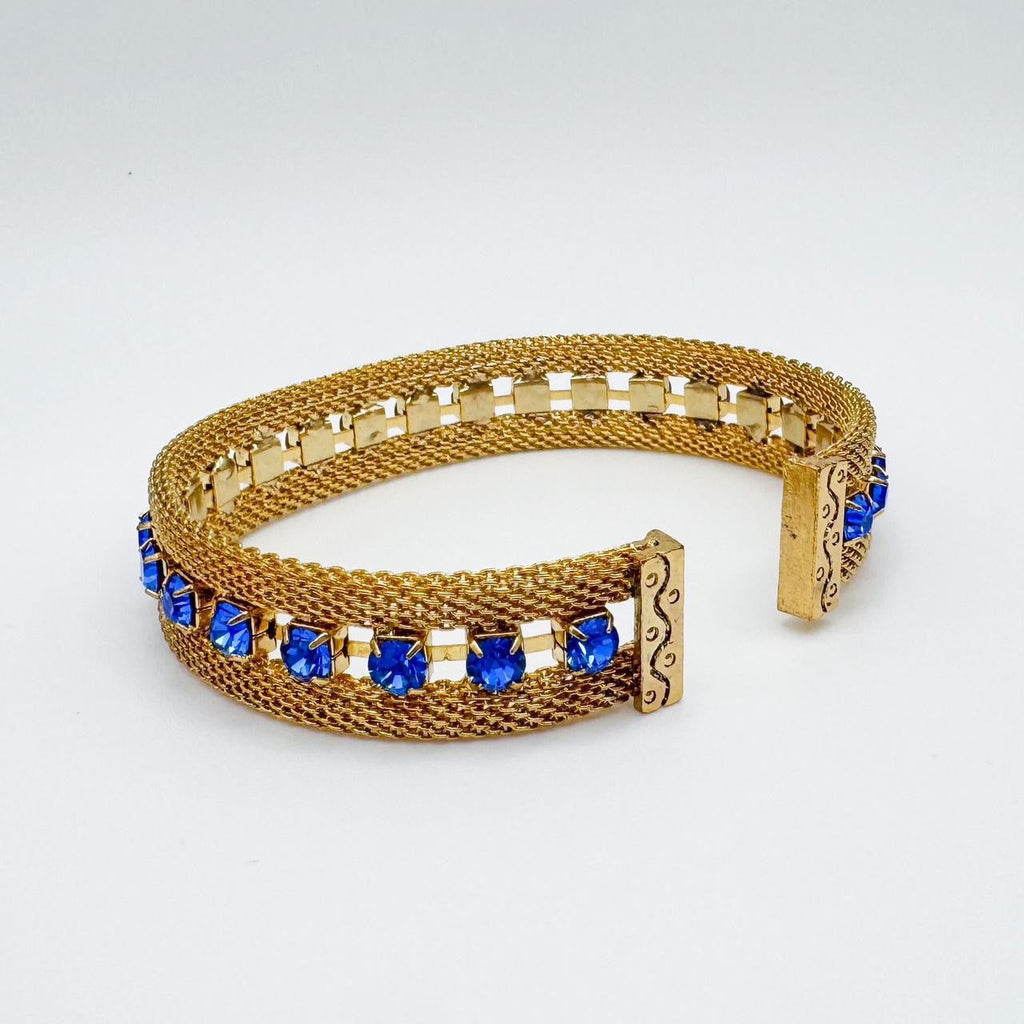 1960s Gold Metal Mesh Bracelet