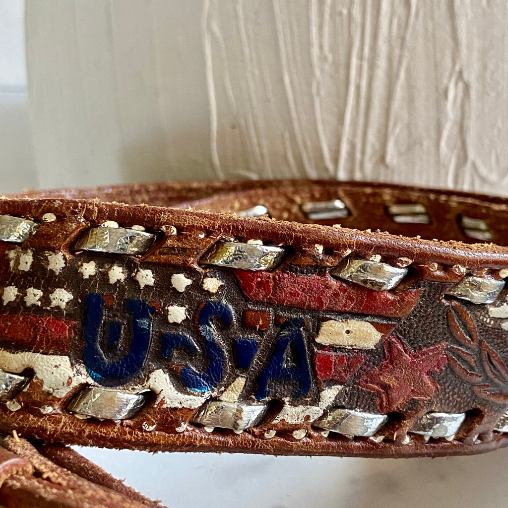 Vintage USA eagle belt
