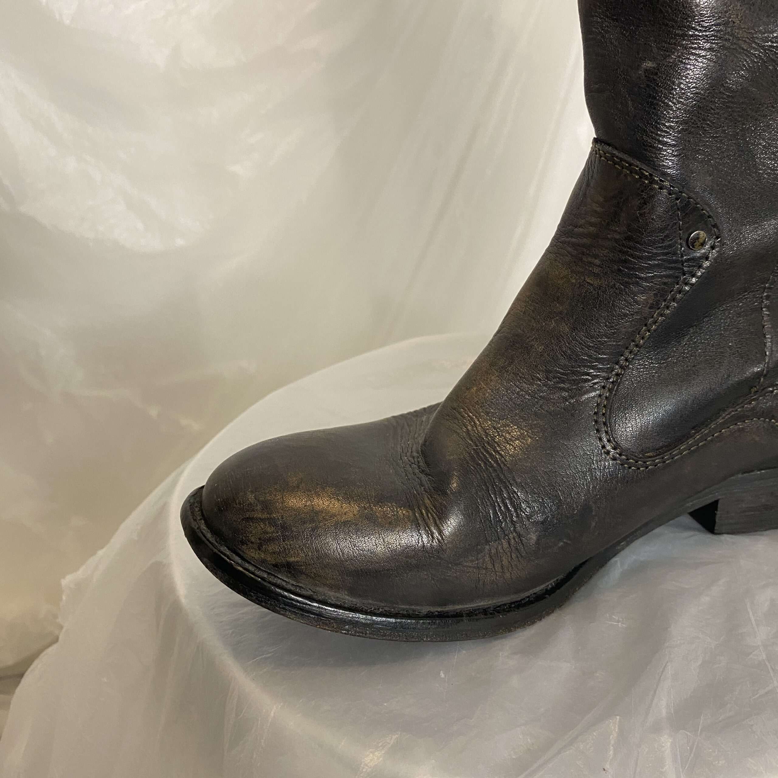 Vintage Diesel Style Lab Biker Boots (UK 5 EU 38 US 7)