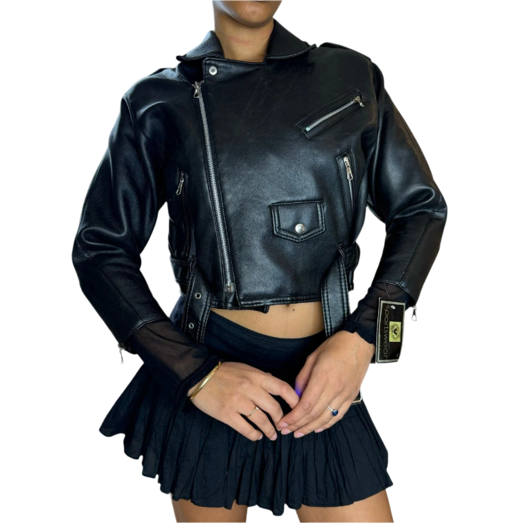 Vintage Deadstock Moto Jacket (S)