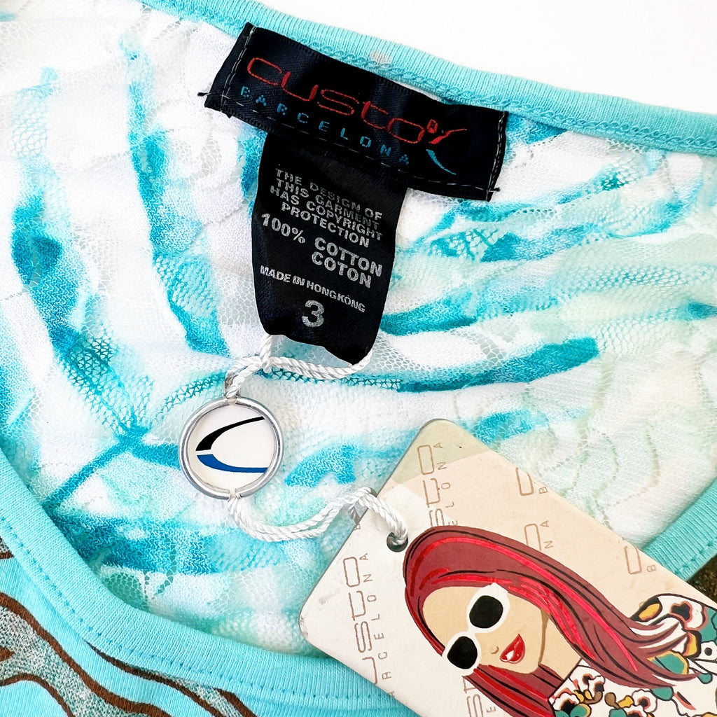 Custo Barcelona Beaded Graphic Tee (M/L)