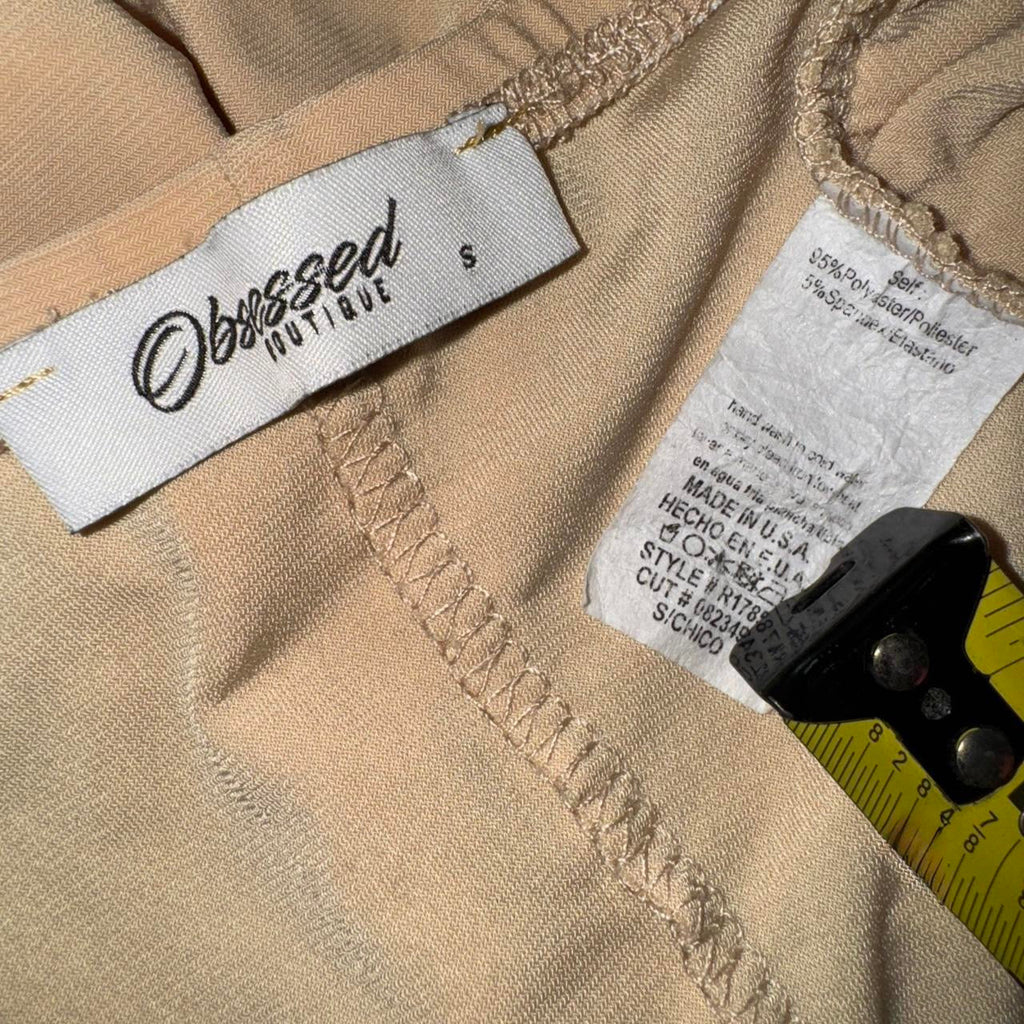 Y2K Slinky Halter Jumpsuit (S)