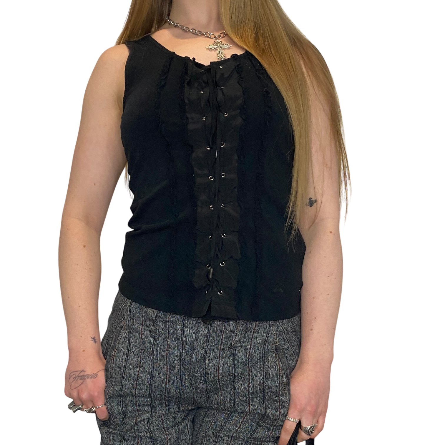 Burberry Gothic Ruffle Vest (M)