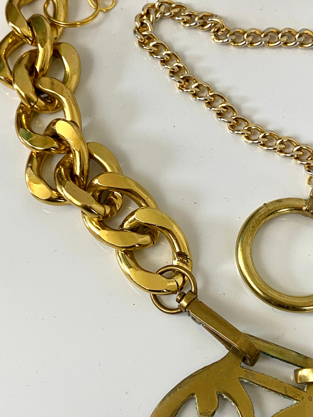 Vintage Brass Piece in a Belt