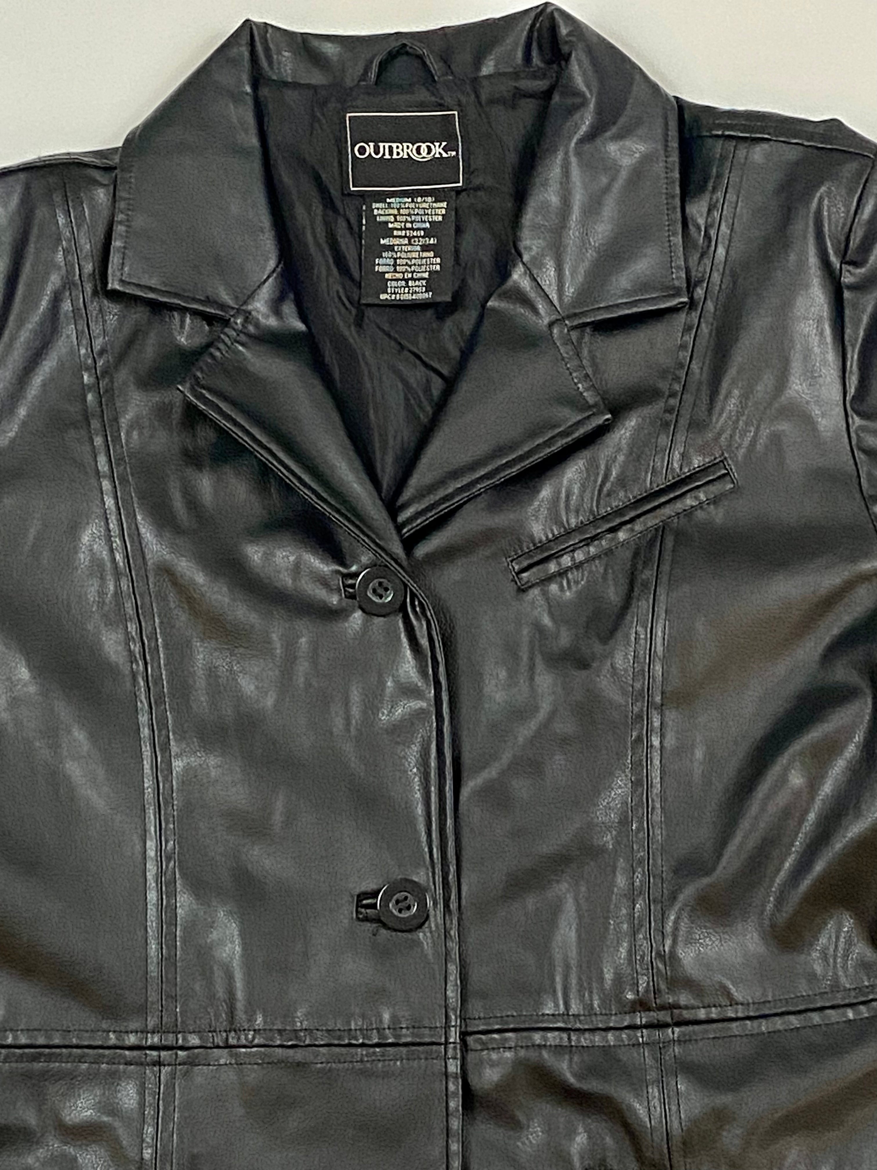 Black Leather Jacket (L)