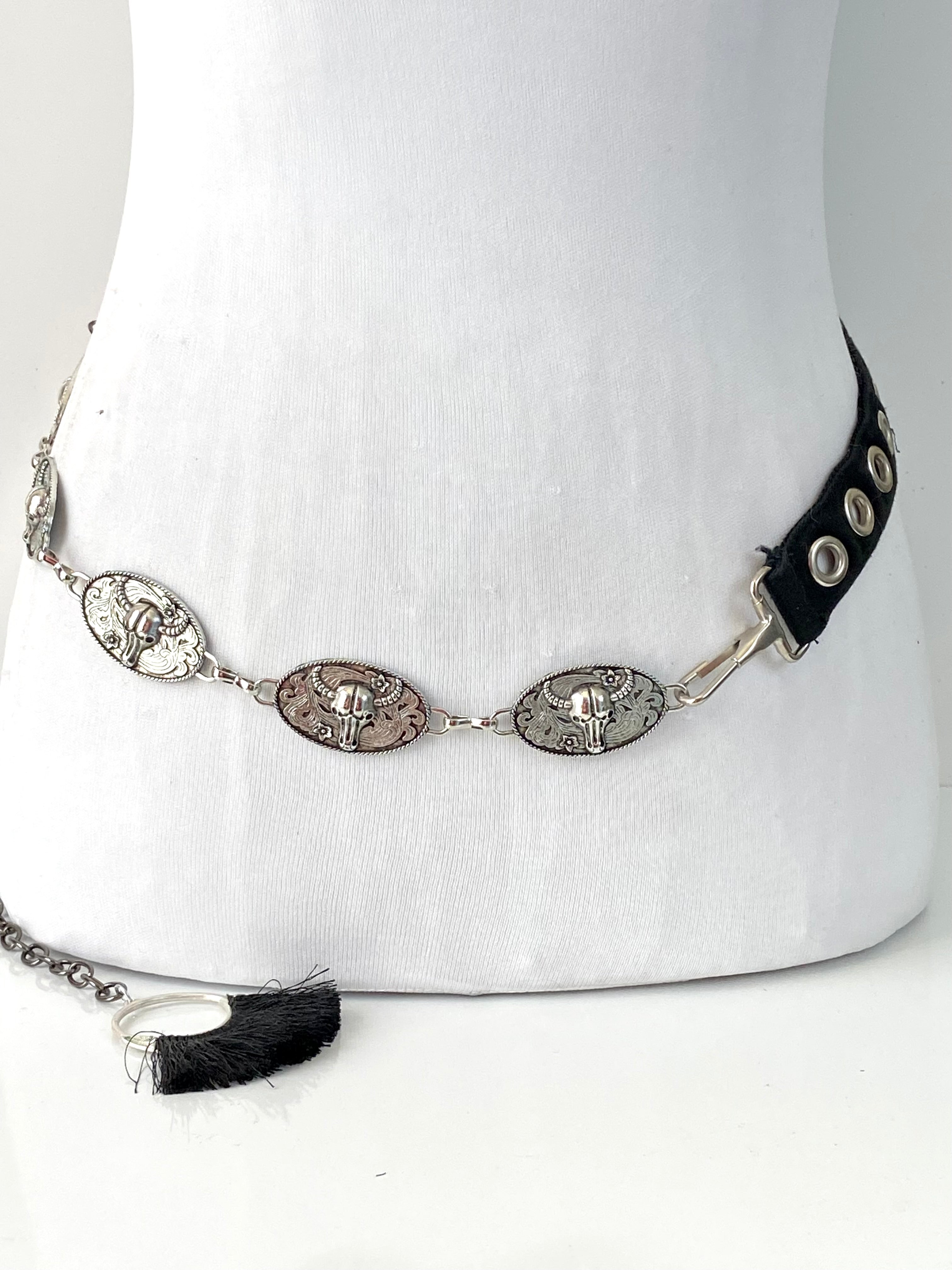 Mixed Media Chain Belt