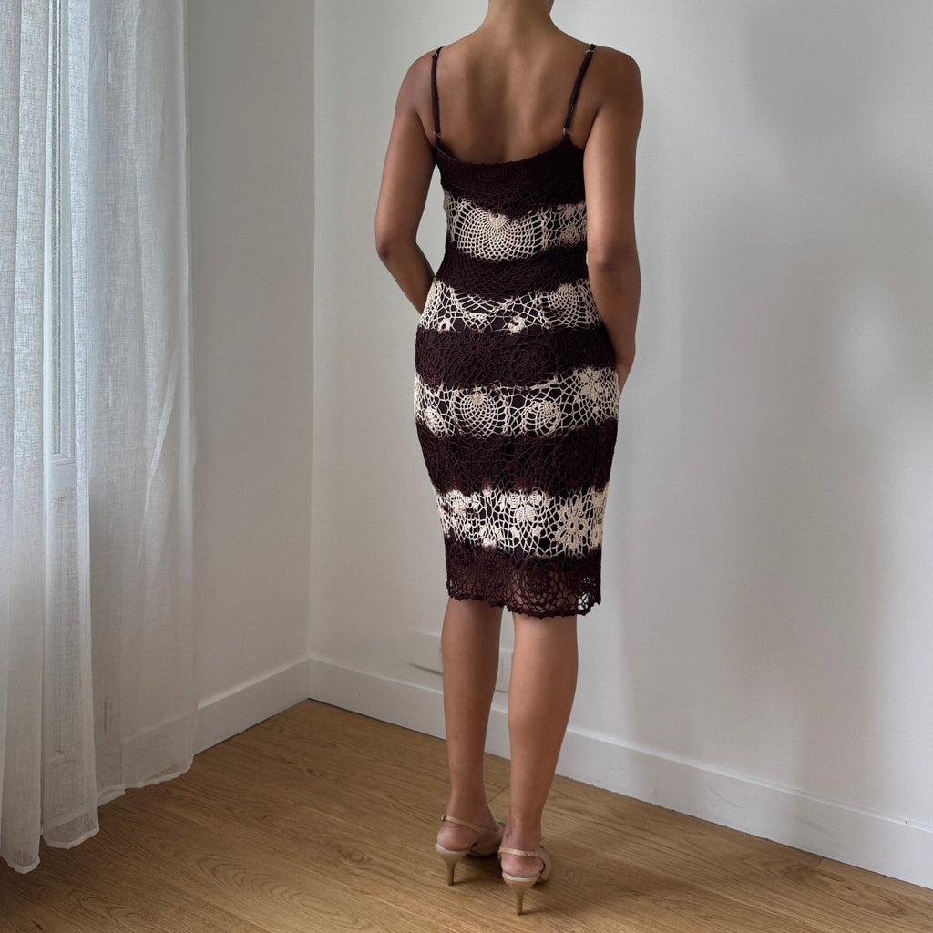 Nicowa Crochet Knit Dress (S)