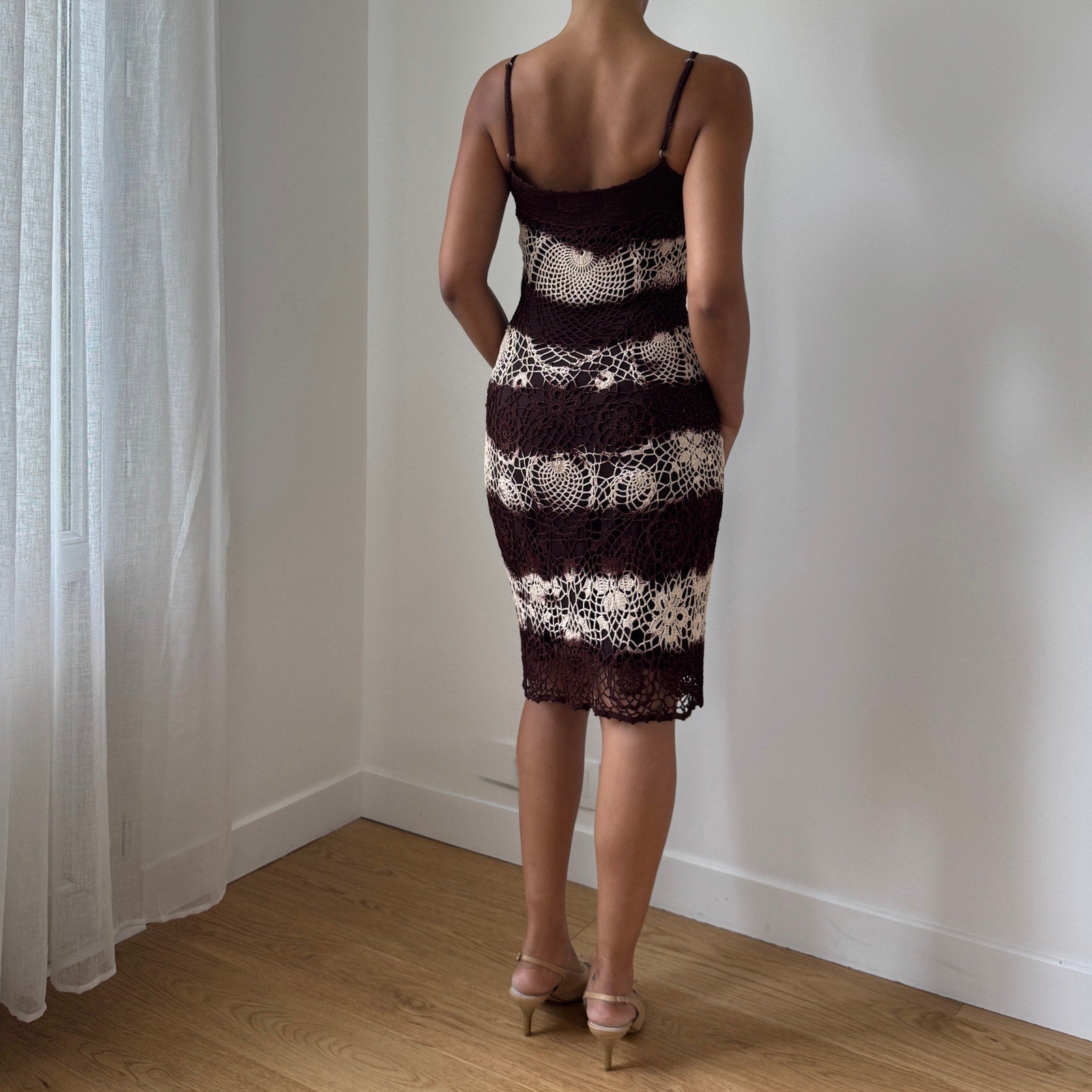 Nicowa Crochet Knit Dress (S)