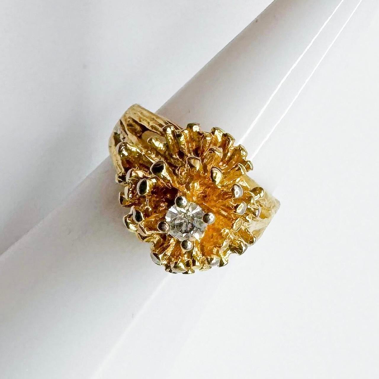 18K Gold Plated Flower Ring (6)