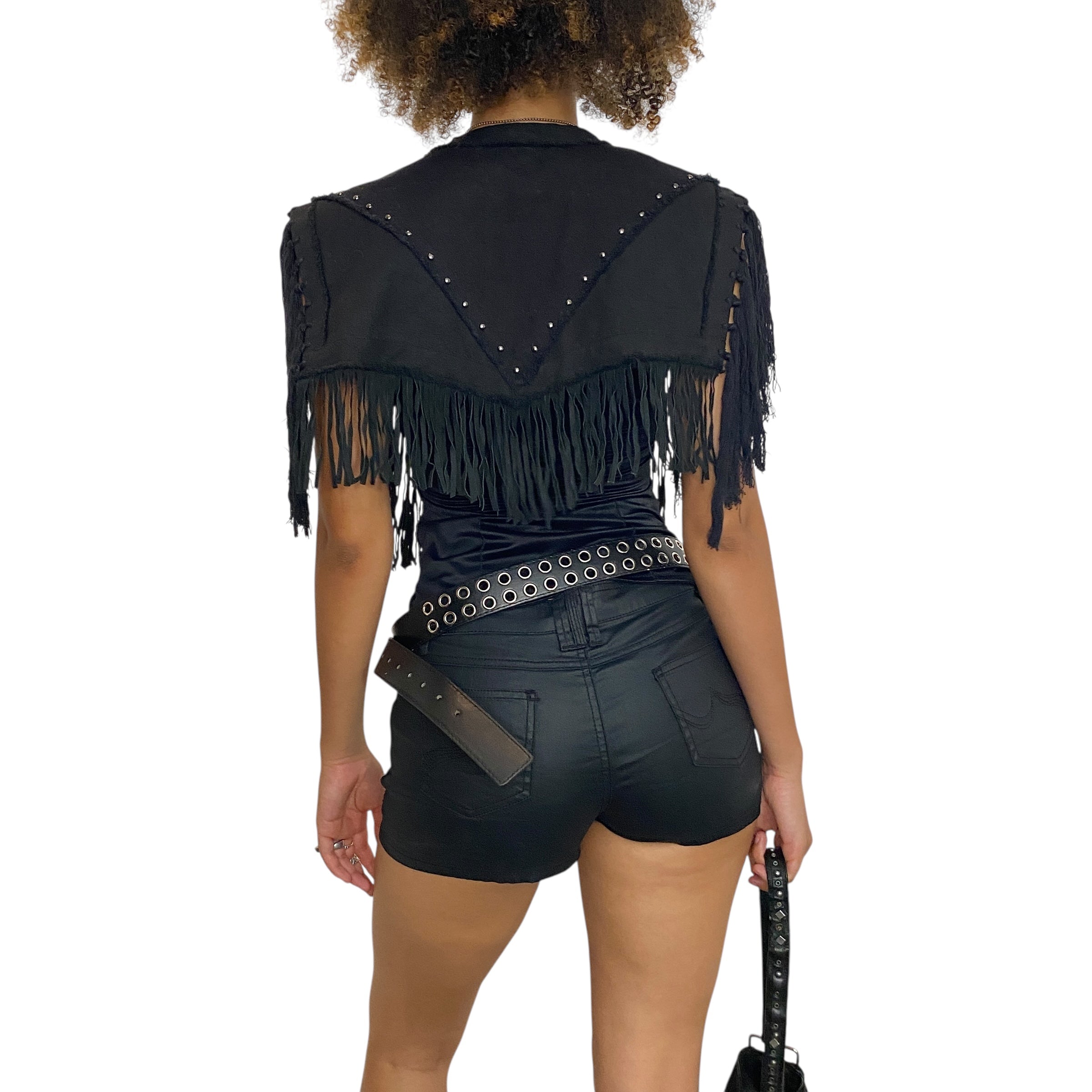 Deadstock Fringe Collar Accessory (One Size)