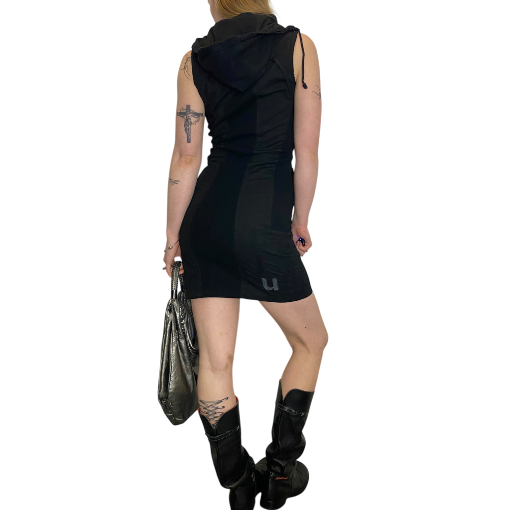 Vintage Desigual Utility Hooded Dress (S)