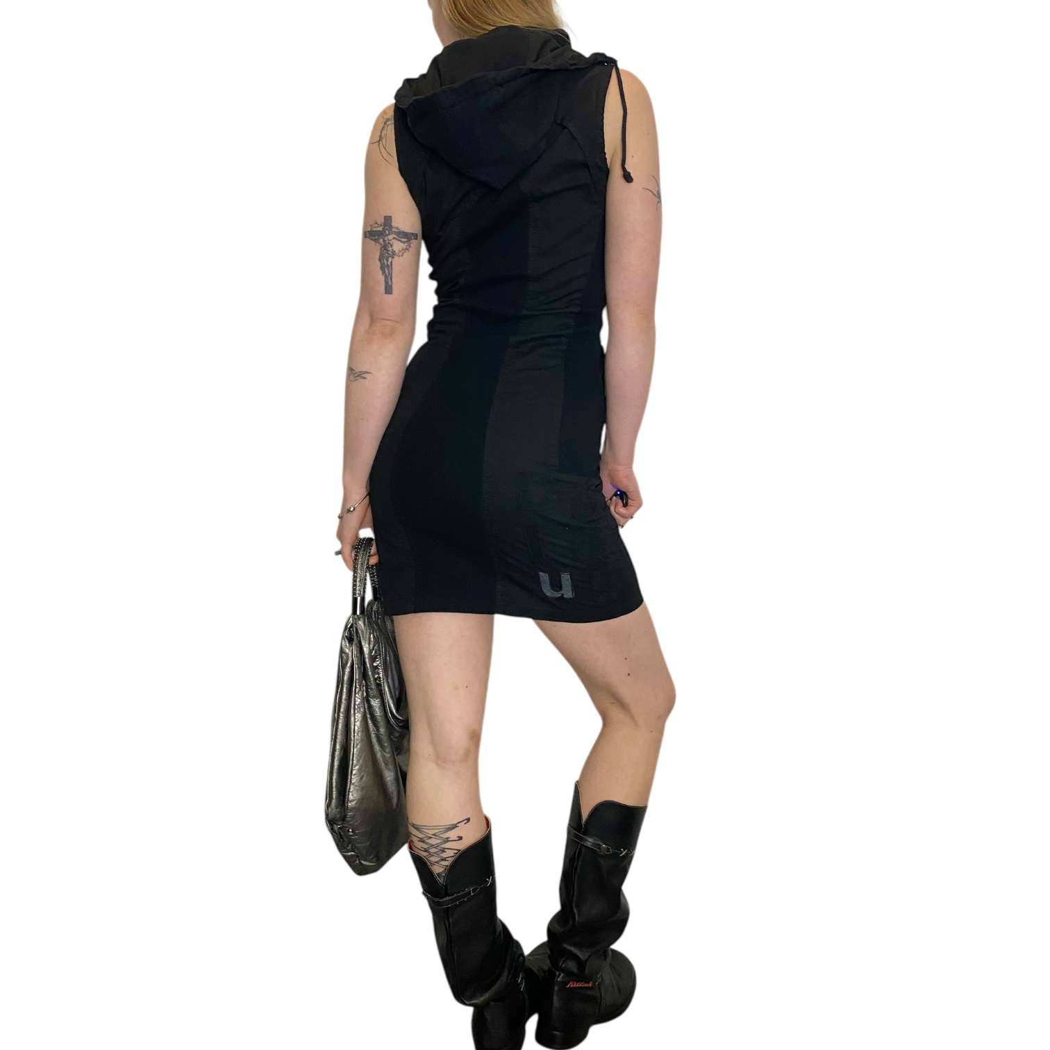 Vintage Desigual Utility Hooded Dress (S)