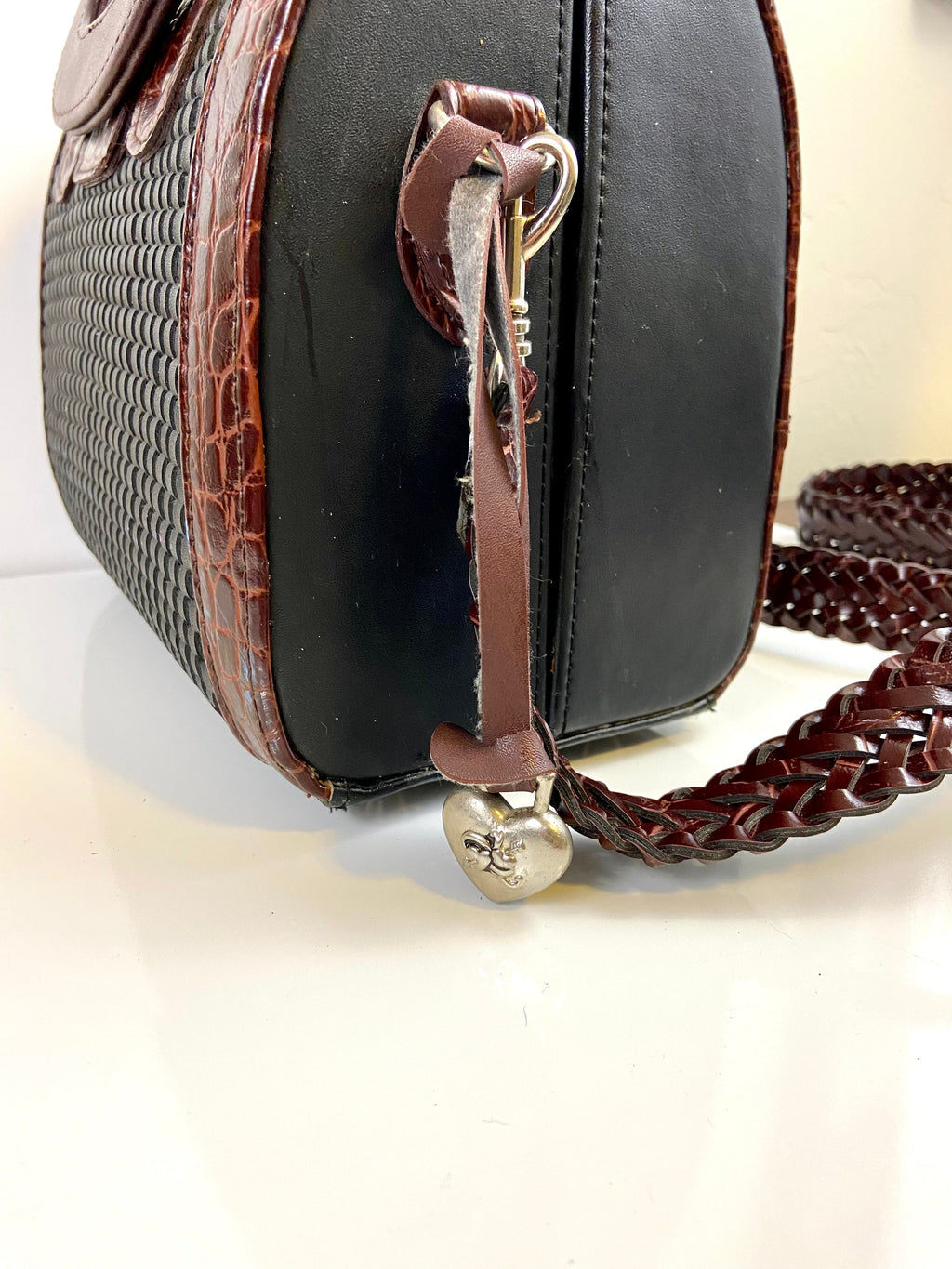 Vintage Heart Box Bag