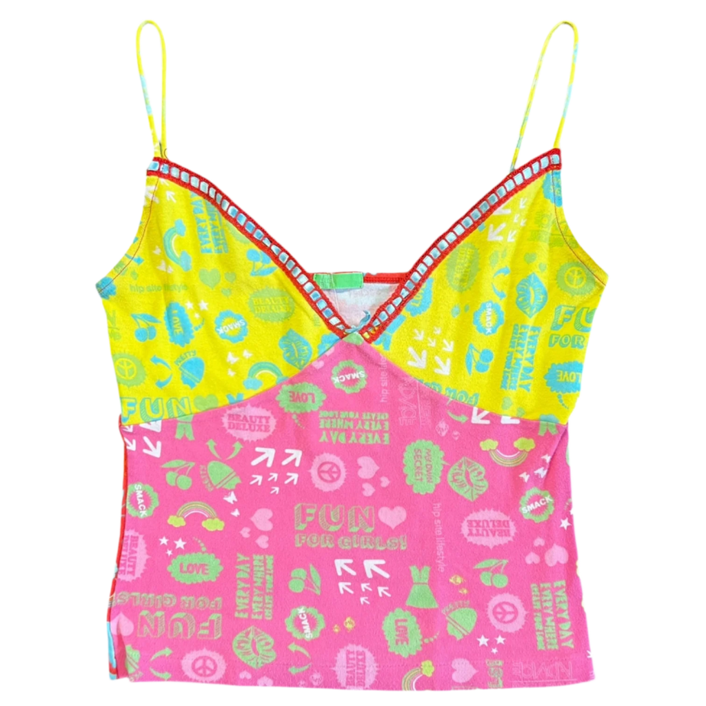 Neon Symbol Collage Tank (XS)