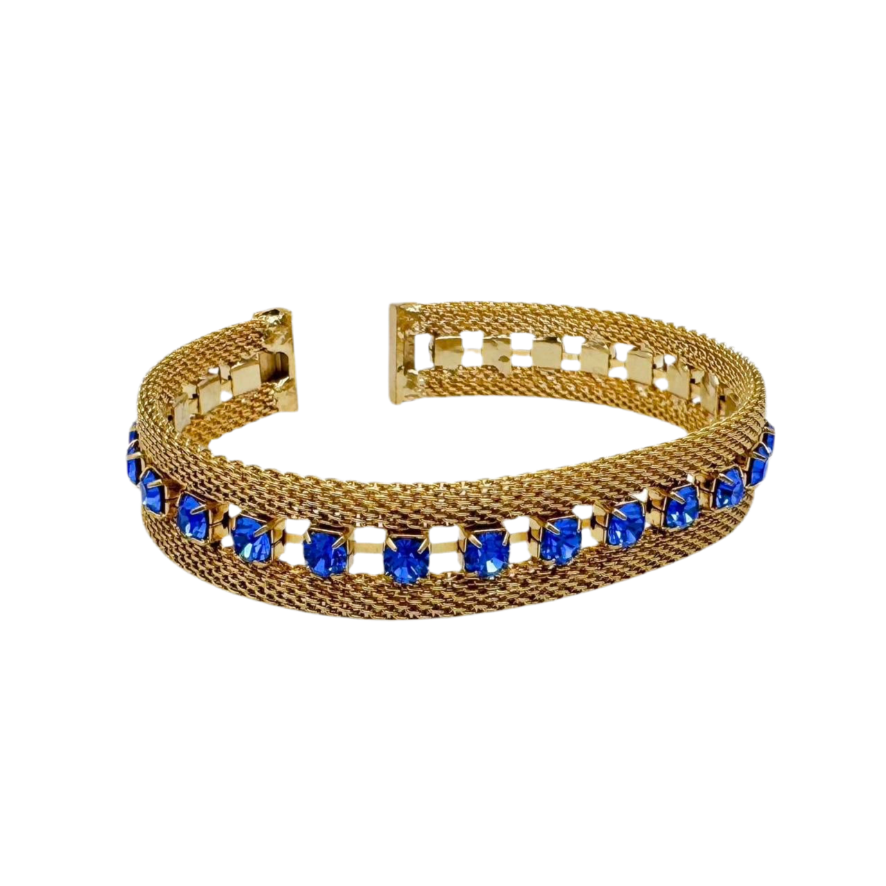 1960s Gold Metal Mesh Bracelet