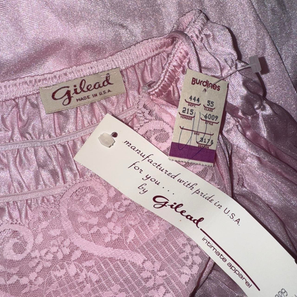 70s Pink Babydoll Nightgown (M)