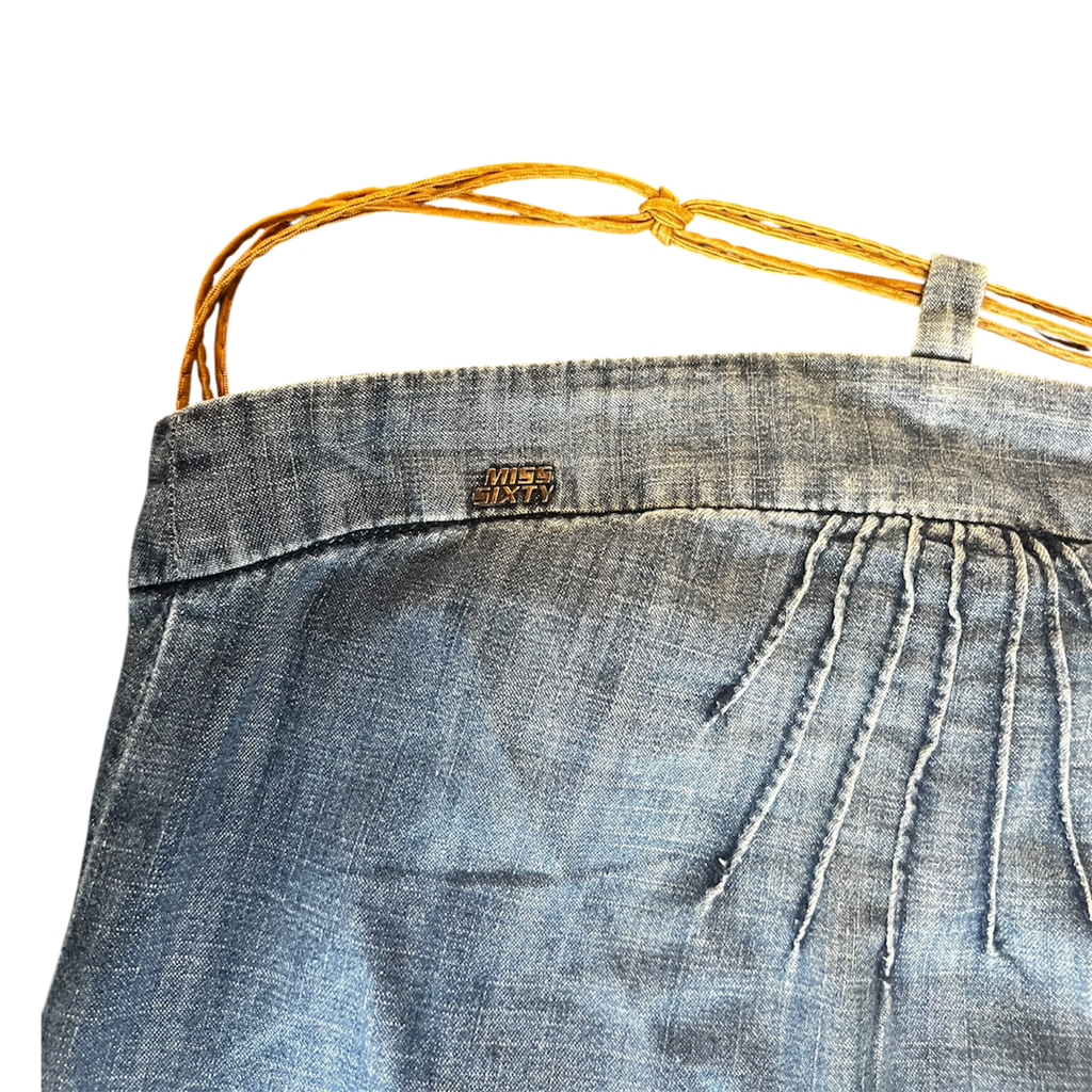 Miss Sixty Tied Denim Halter (S)