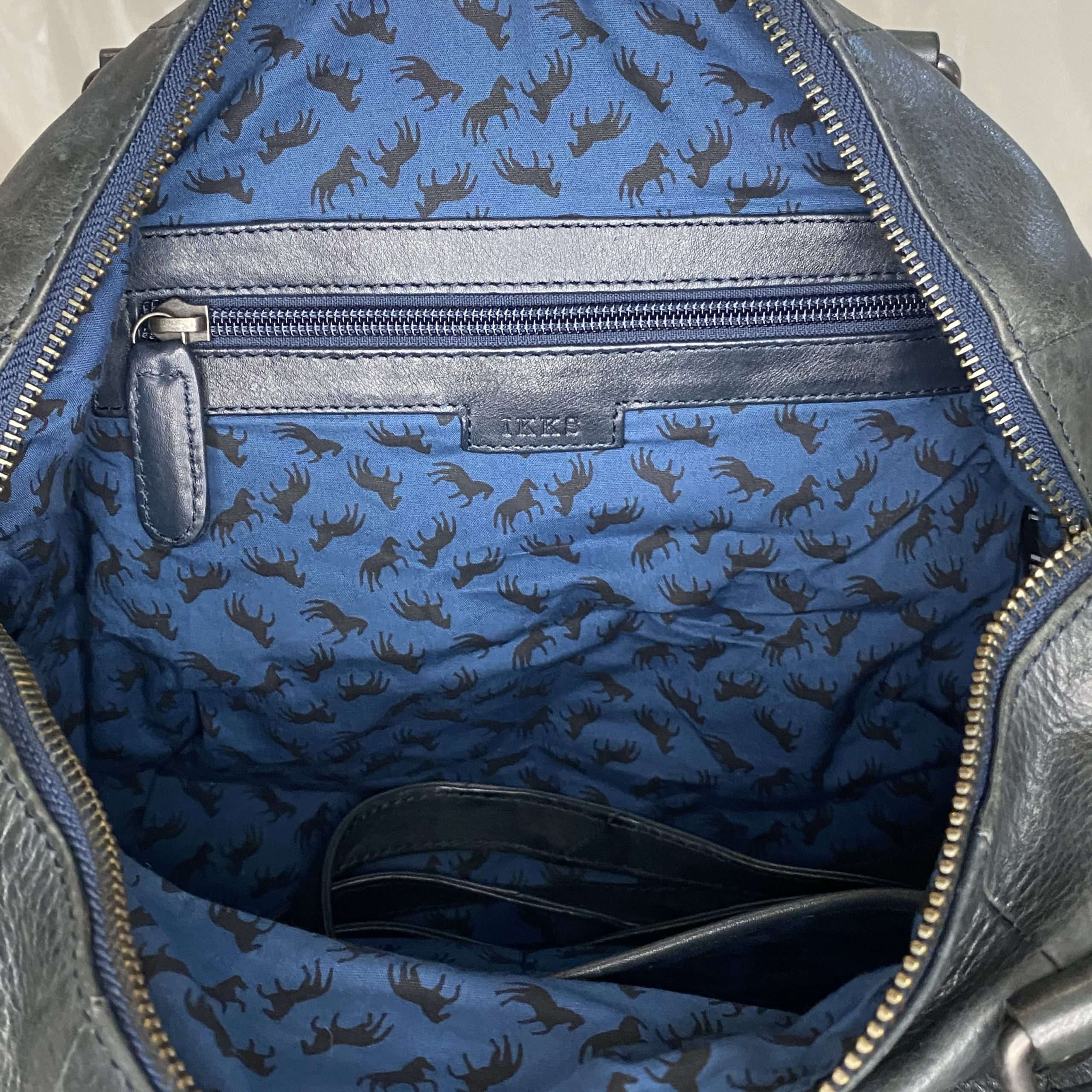 Vintage IKKS Leather Bag