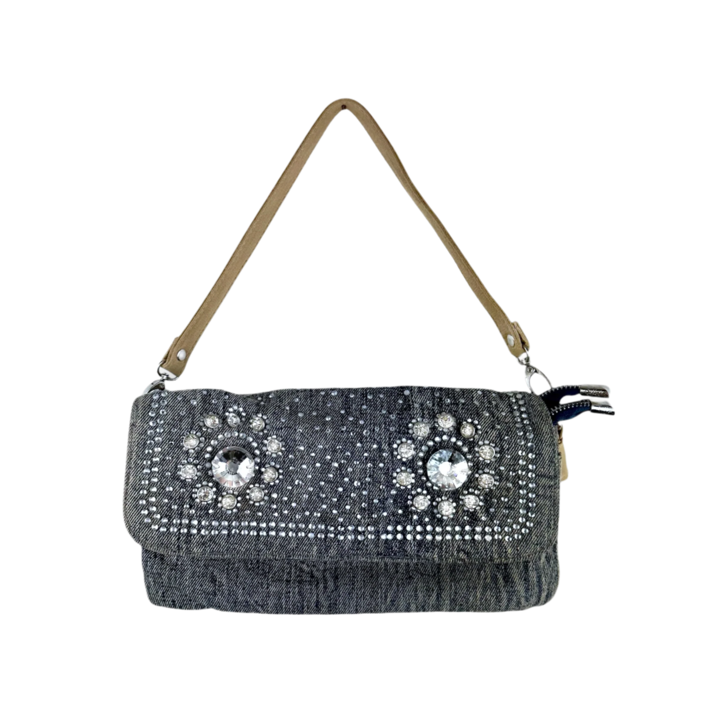 Miss Sixty Gems Denim Mini Bag