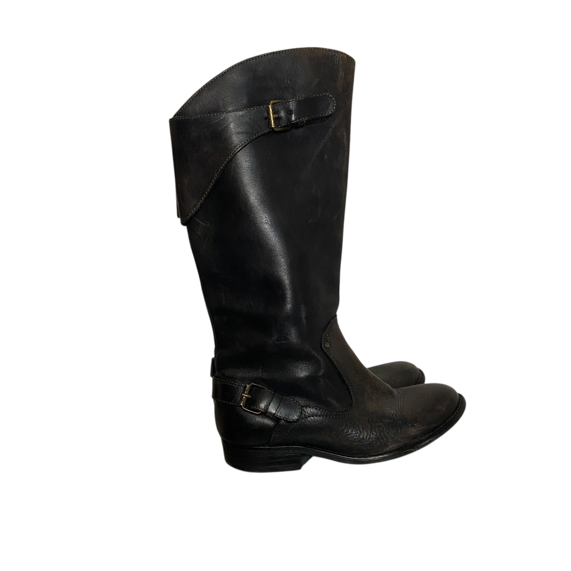 Vintage Diesel Style Lab Biker Boots (UK 5 EU 38 US 7)