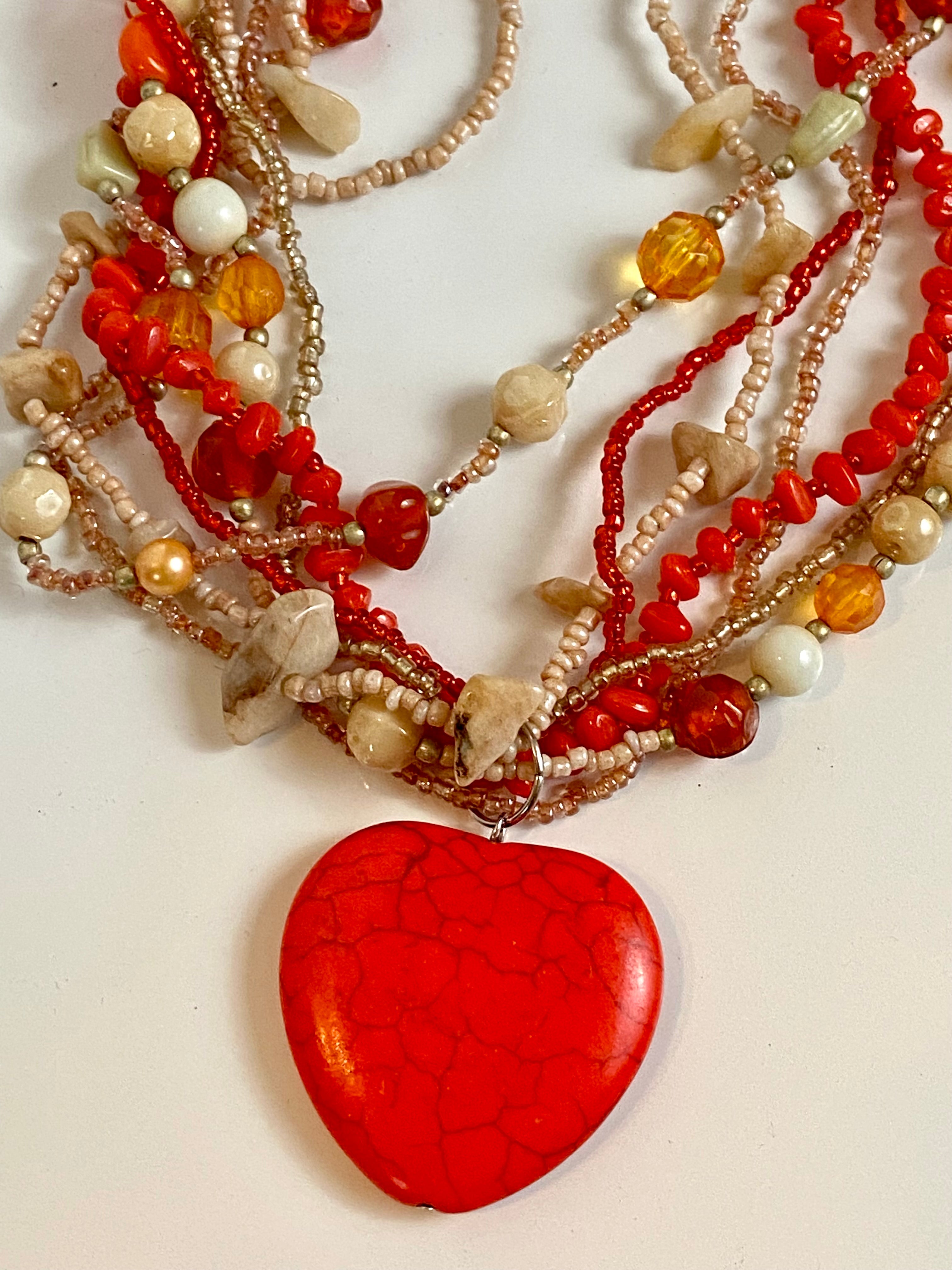 My Red ❤️ Heart Choker