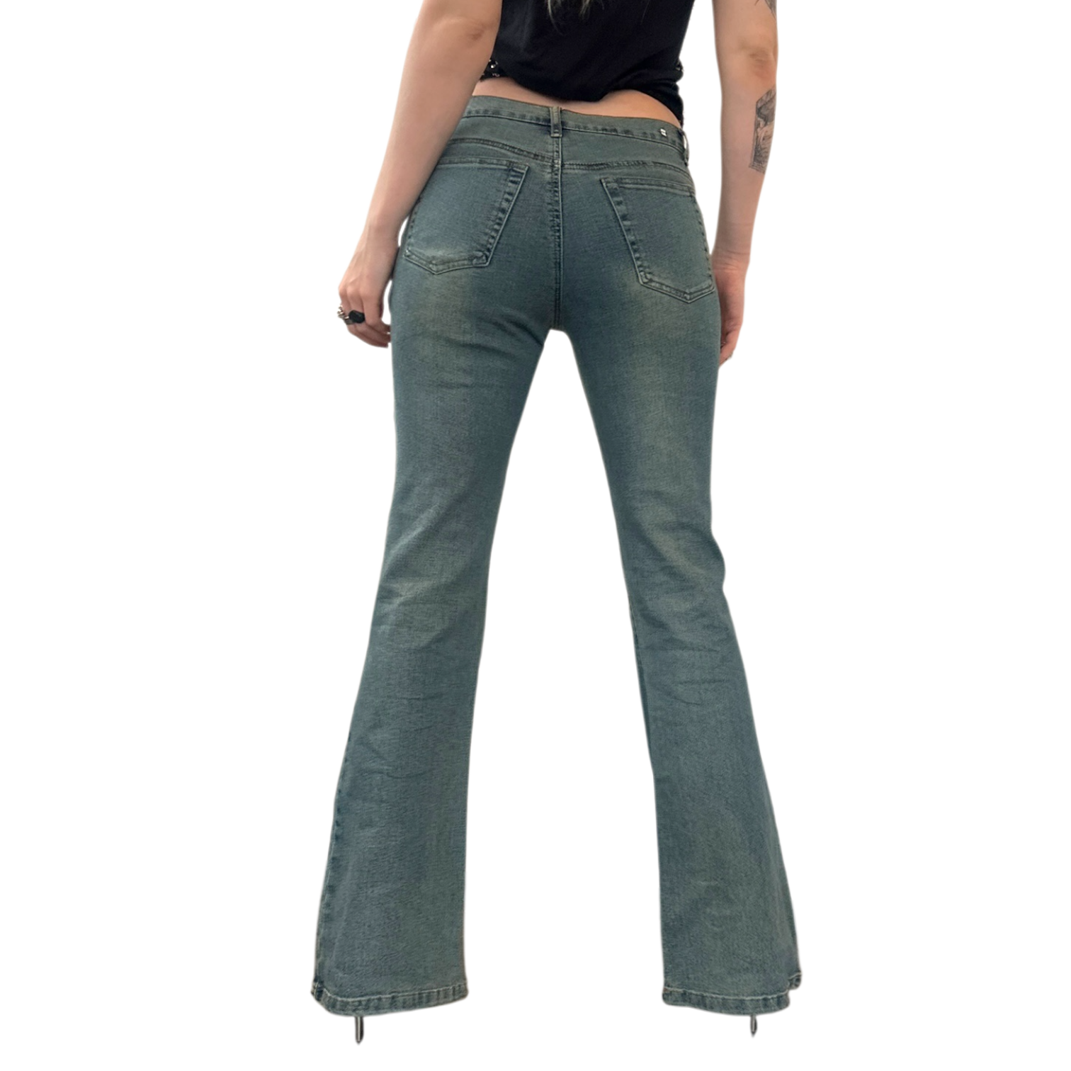 Y2K Embellished Flares (S)