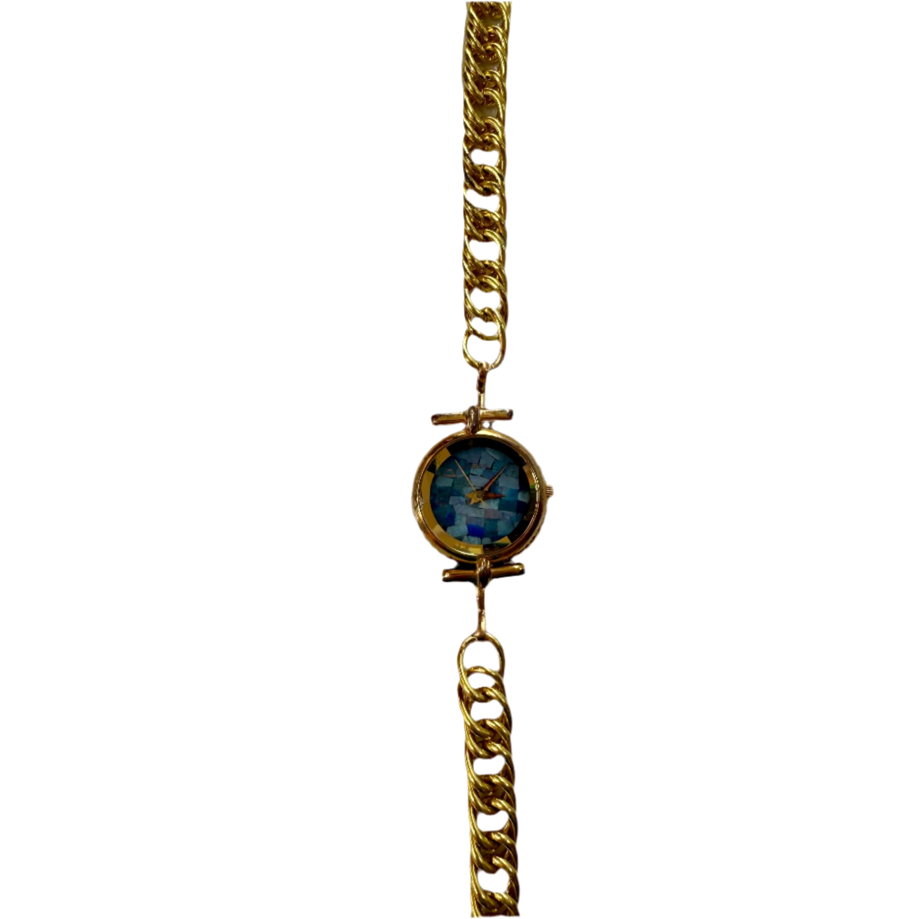 Aquamarine Gold Watch Choker