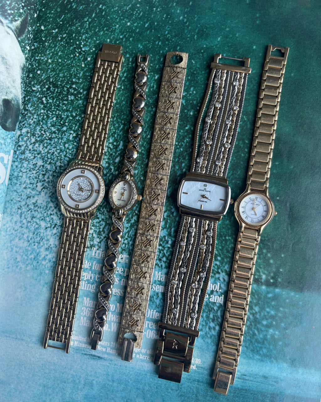 Classic Vintage Gold Cocktail Watch